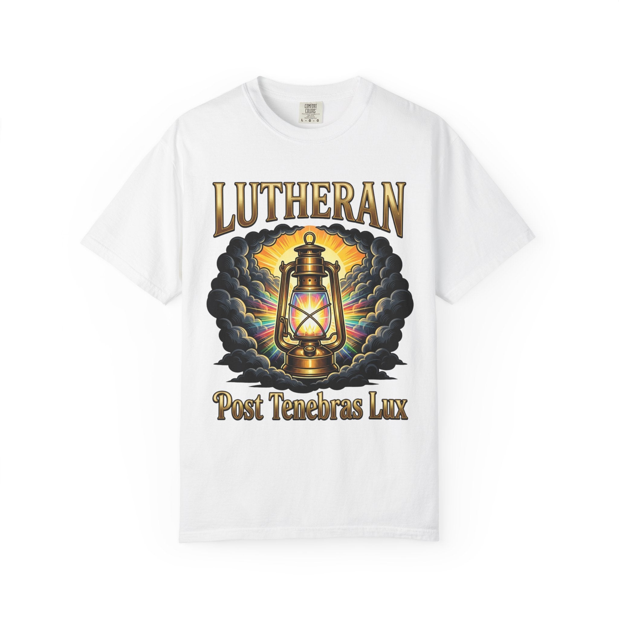 LUTHERAN T-Shirt: Post Tenebras Lux