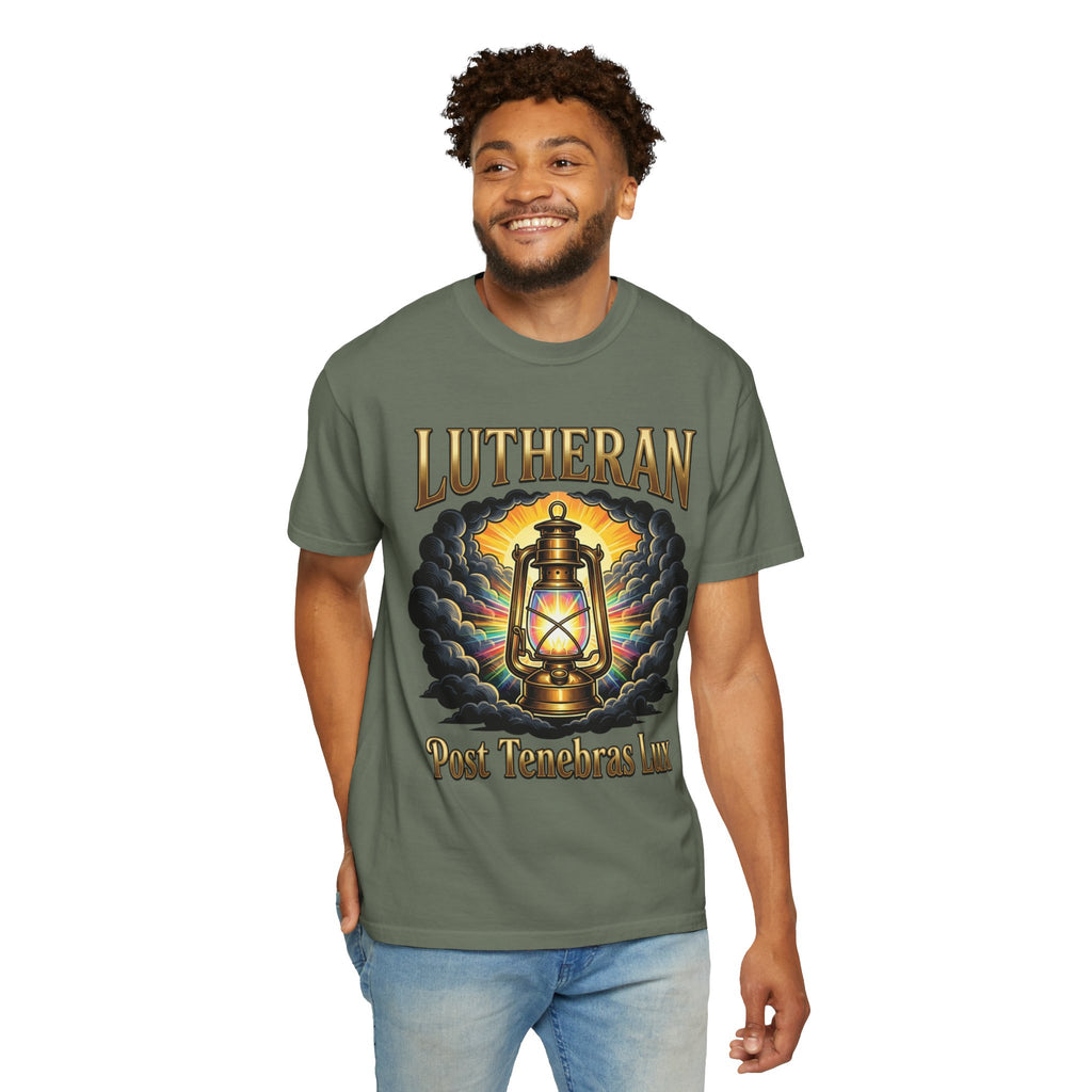 LUTHERAN T-Shirt: Post Tenebras Lux