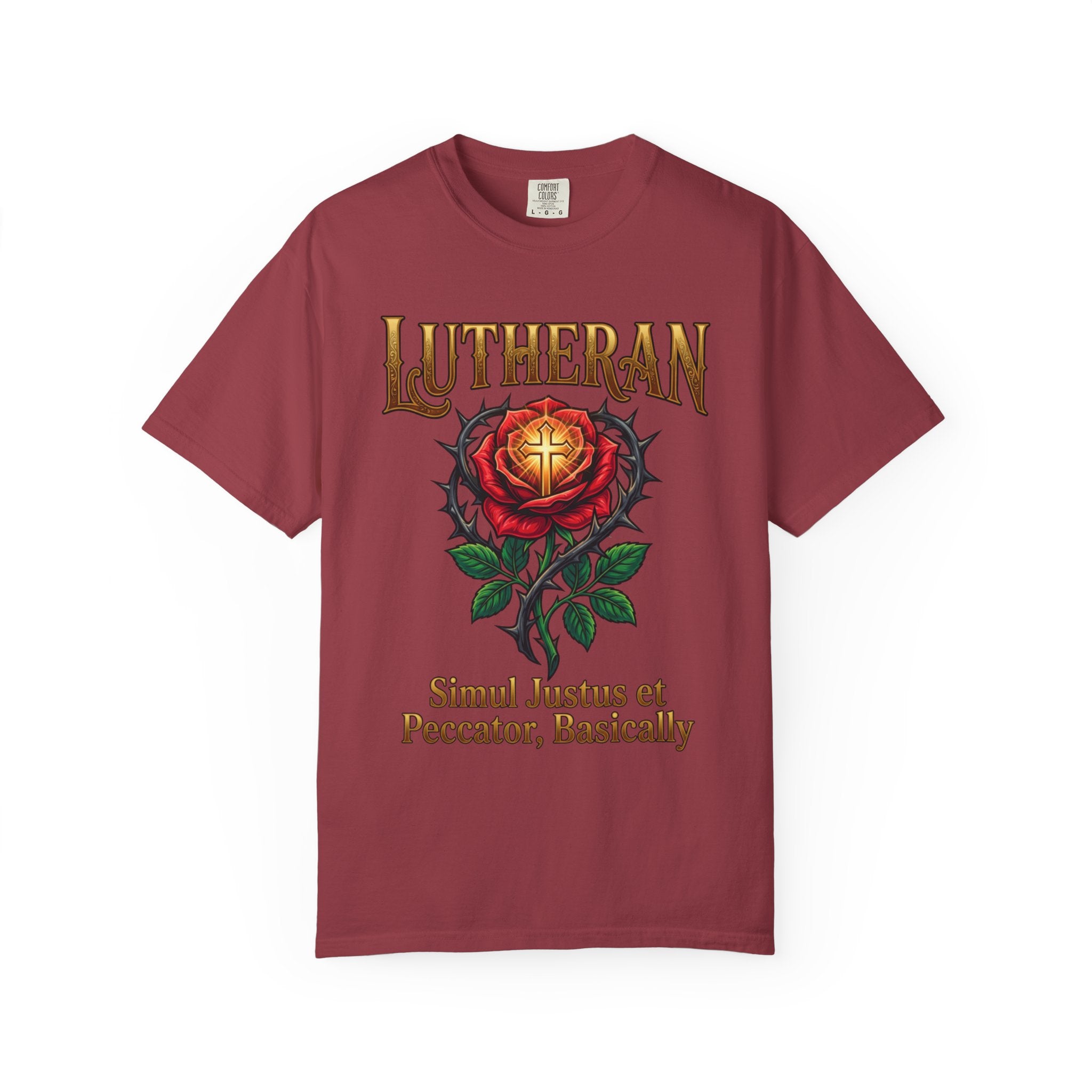 LUTHERAN T-Shirt: Simul Justus Et Peccator Basically