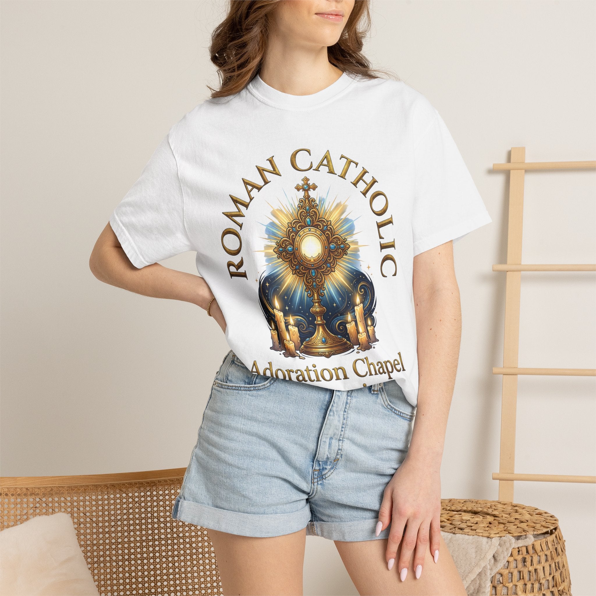 ROMAN CATHOLIC T-Shirt: Adoration Chapel Insomniac