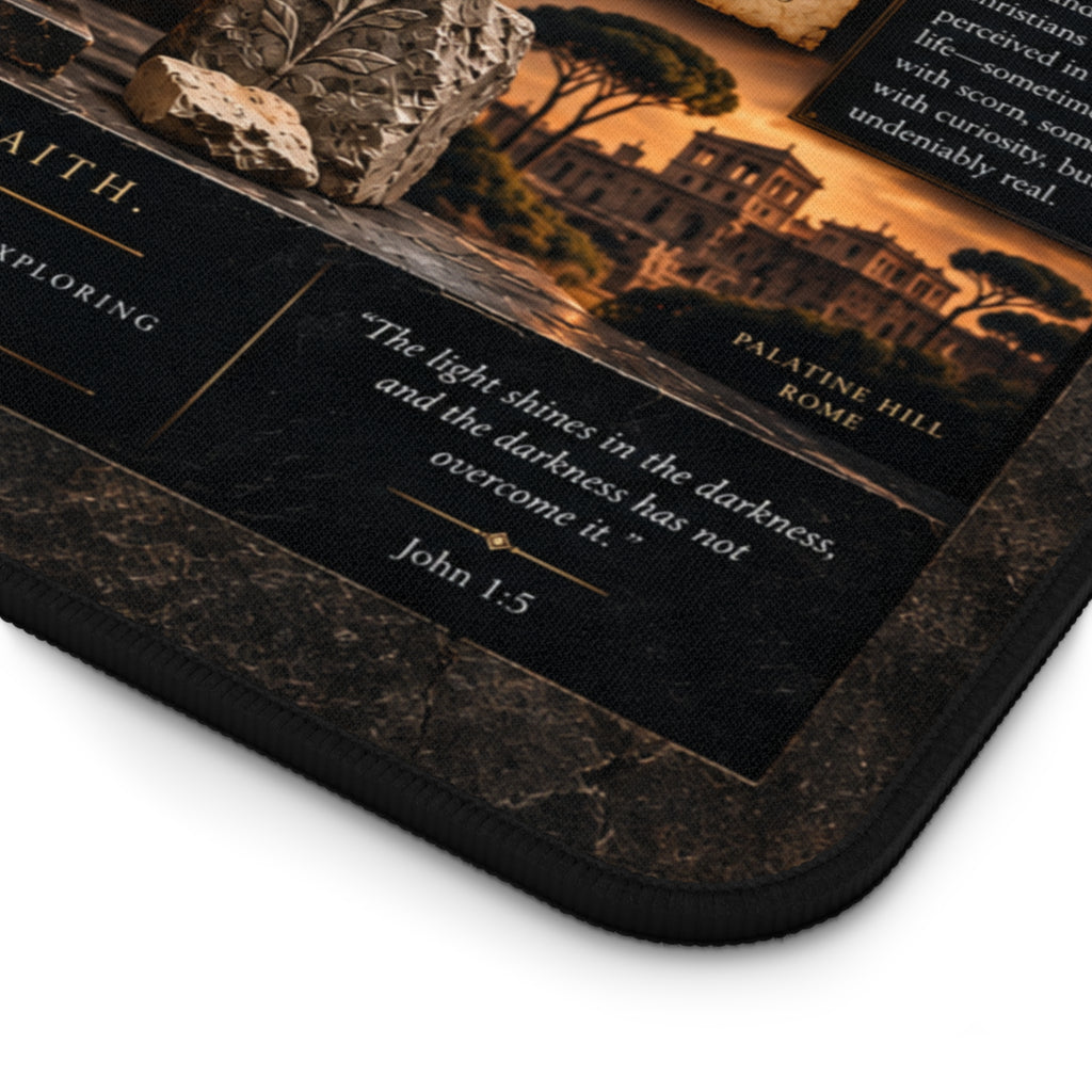 Alexamenos Graffito Desk Mat