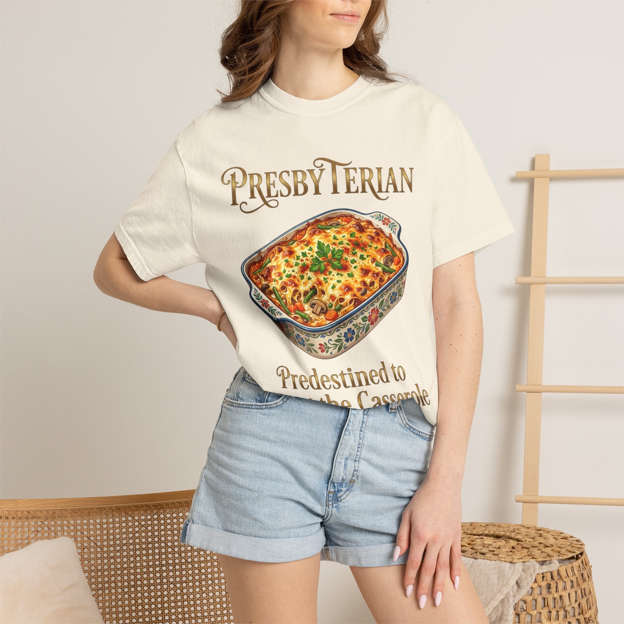 PRESBYTERIAN T-Shirt: Predestined to Bring the Casserole