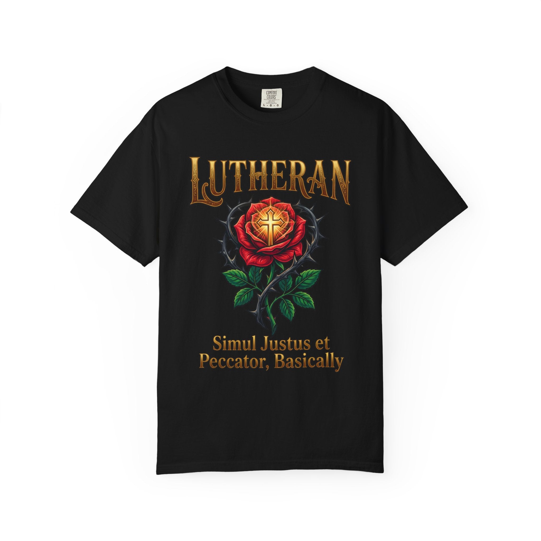 LUTHERAN T-Shirt: Simul Justus Et Peccator Basically