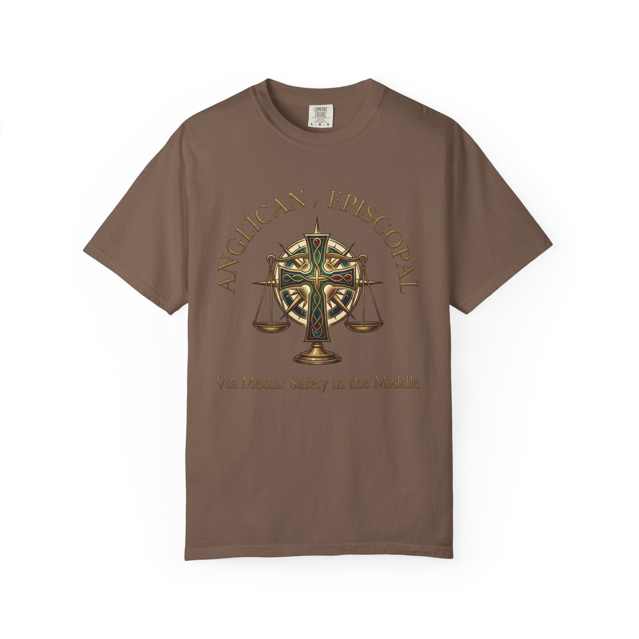 ANGLICAN EPISCOPAL T-Shirt: Via Media Safely in the Middle