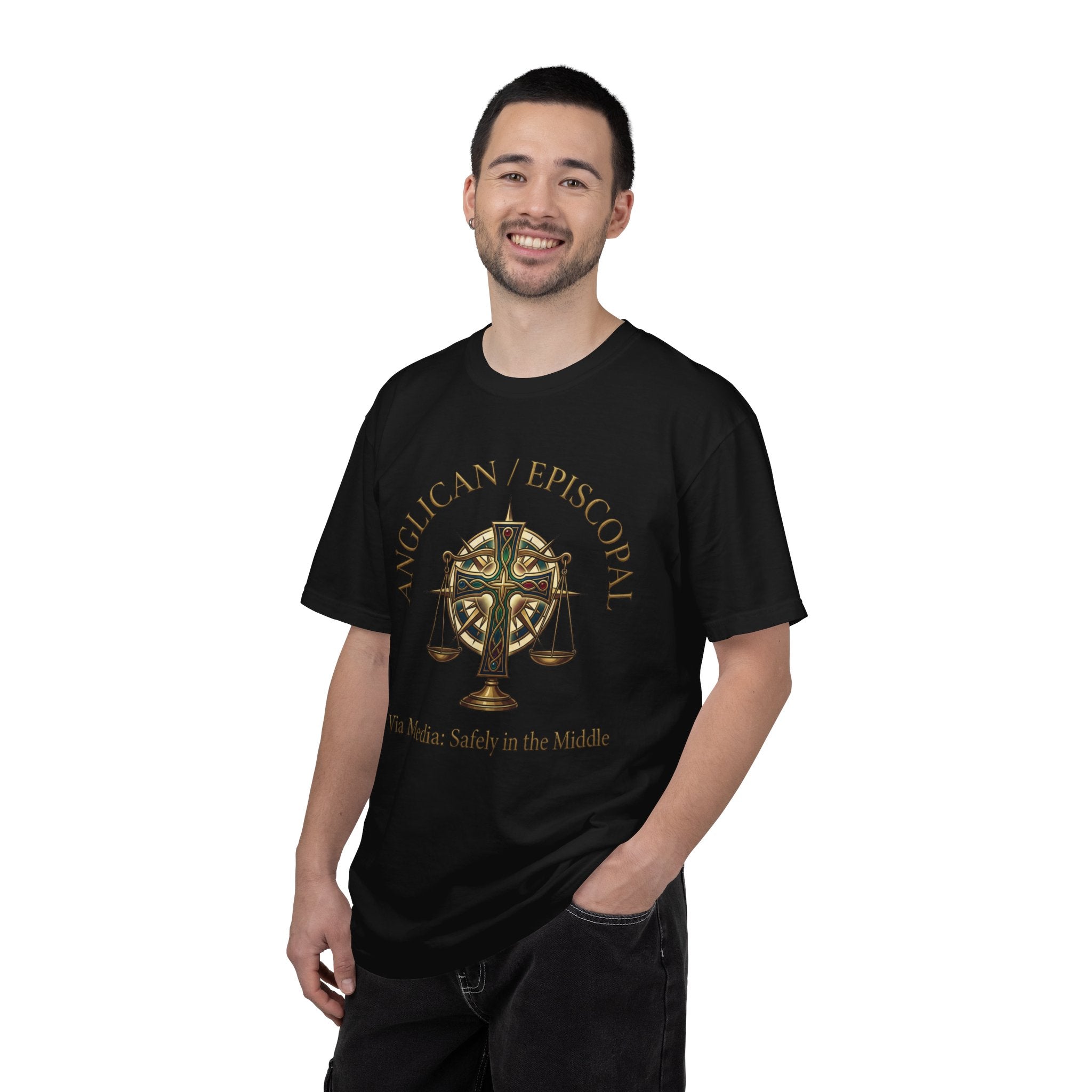 ANGLICAN EPISCOPAL T-Shirt: Via Media Safely in the Middle