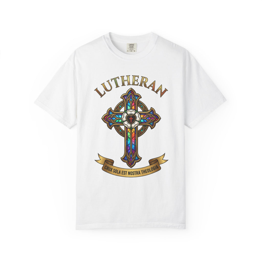 LUTHERAN T-Shirt: Crux Sola Est Nostra Theologia