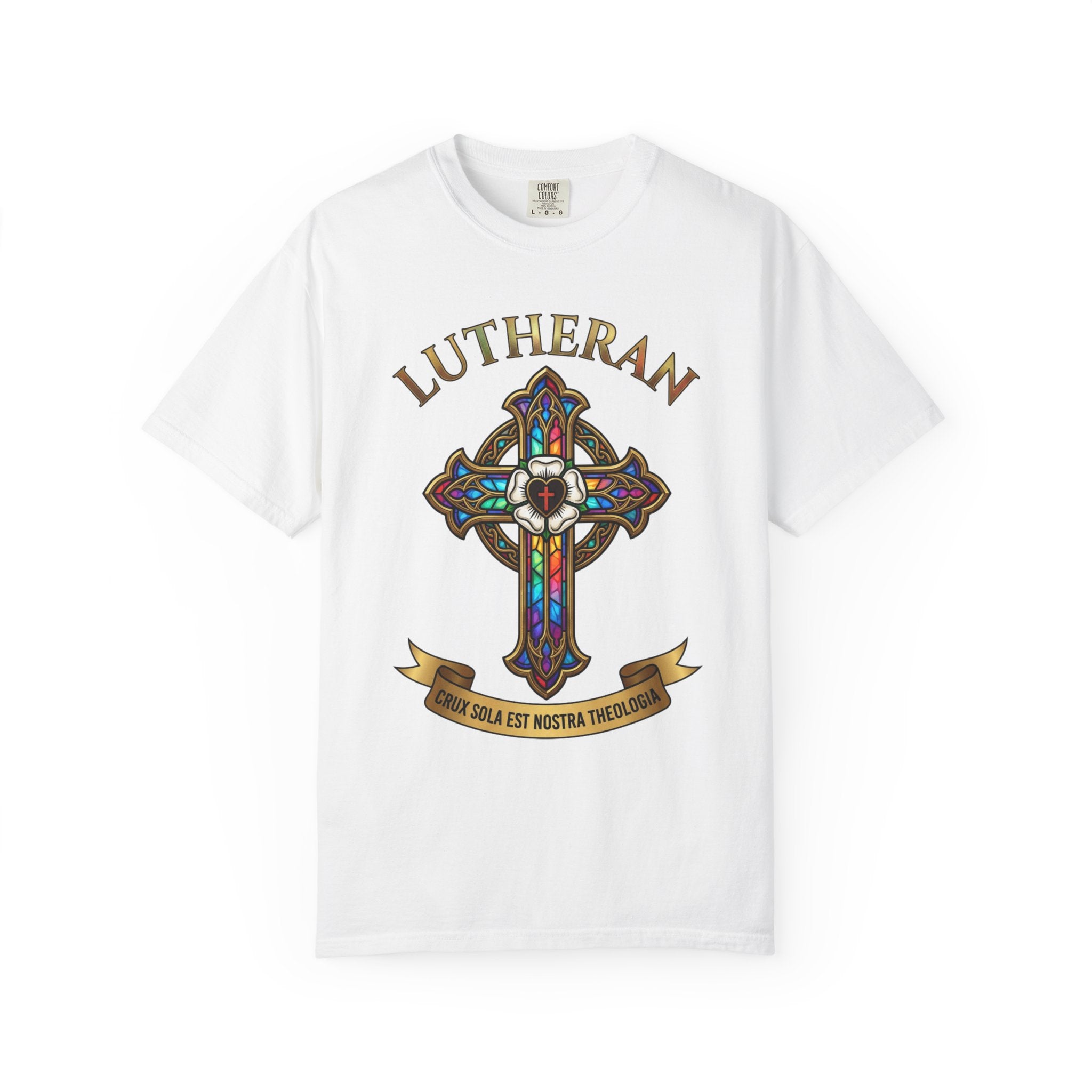 LUTHERAN T-Shirt: Crux Sola Est Nostra Theologia
