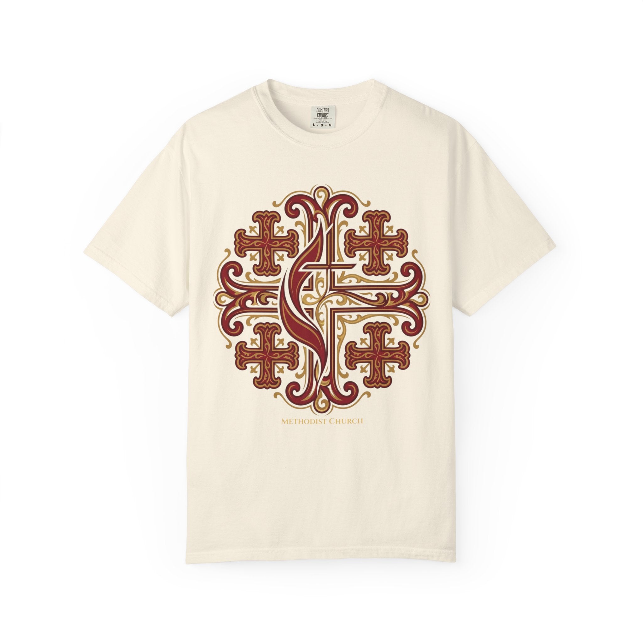METHODIST T-Shirt: Jerusalem Cross