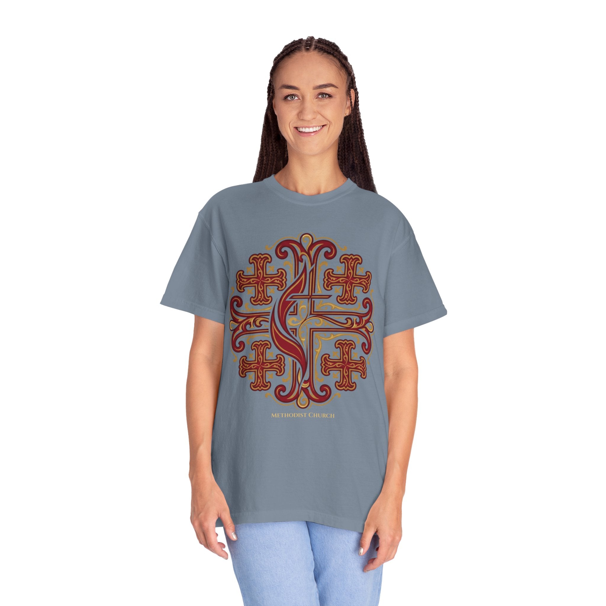 METHODIST T-Shirt: Jerusalem Cross