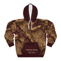 Dead Sea Scrolls Hoodie: Burgundy Oxblood