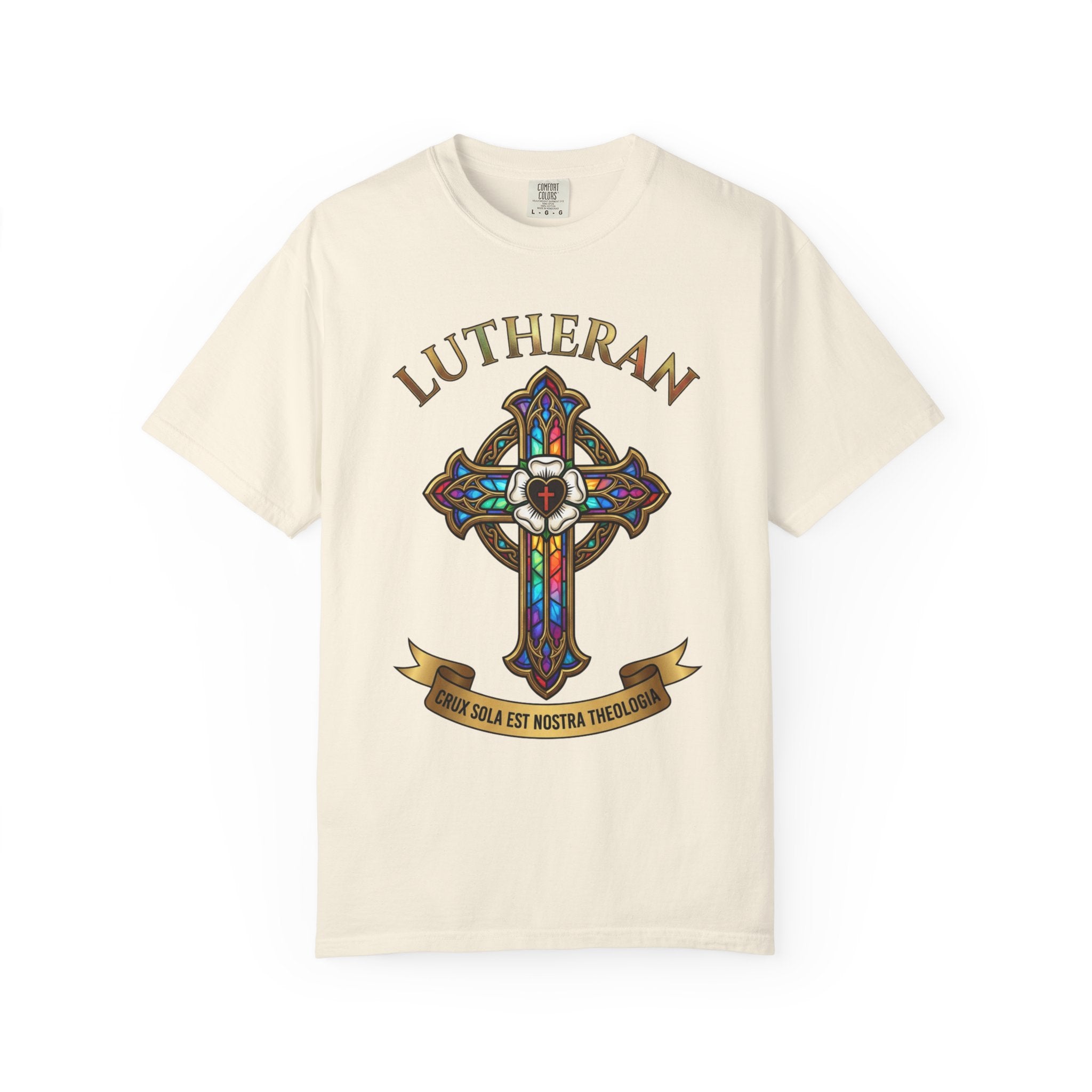 LUTHERAN T-Shirt: Crux Sola Est Nostra Theologia