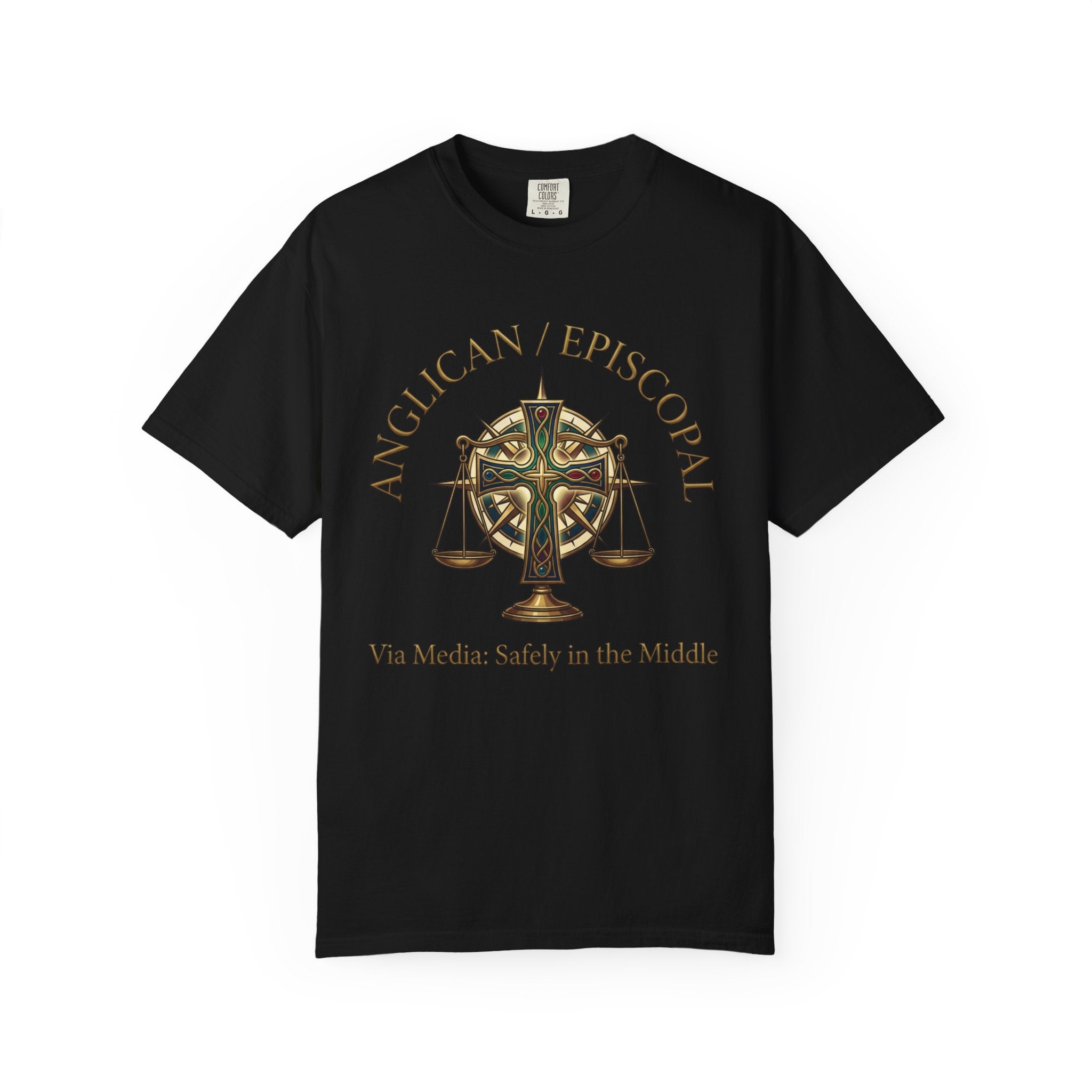 ANGLICAN EPISCOPAL T-Shirt: Via Media Safely in the Middle