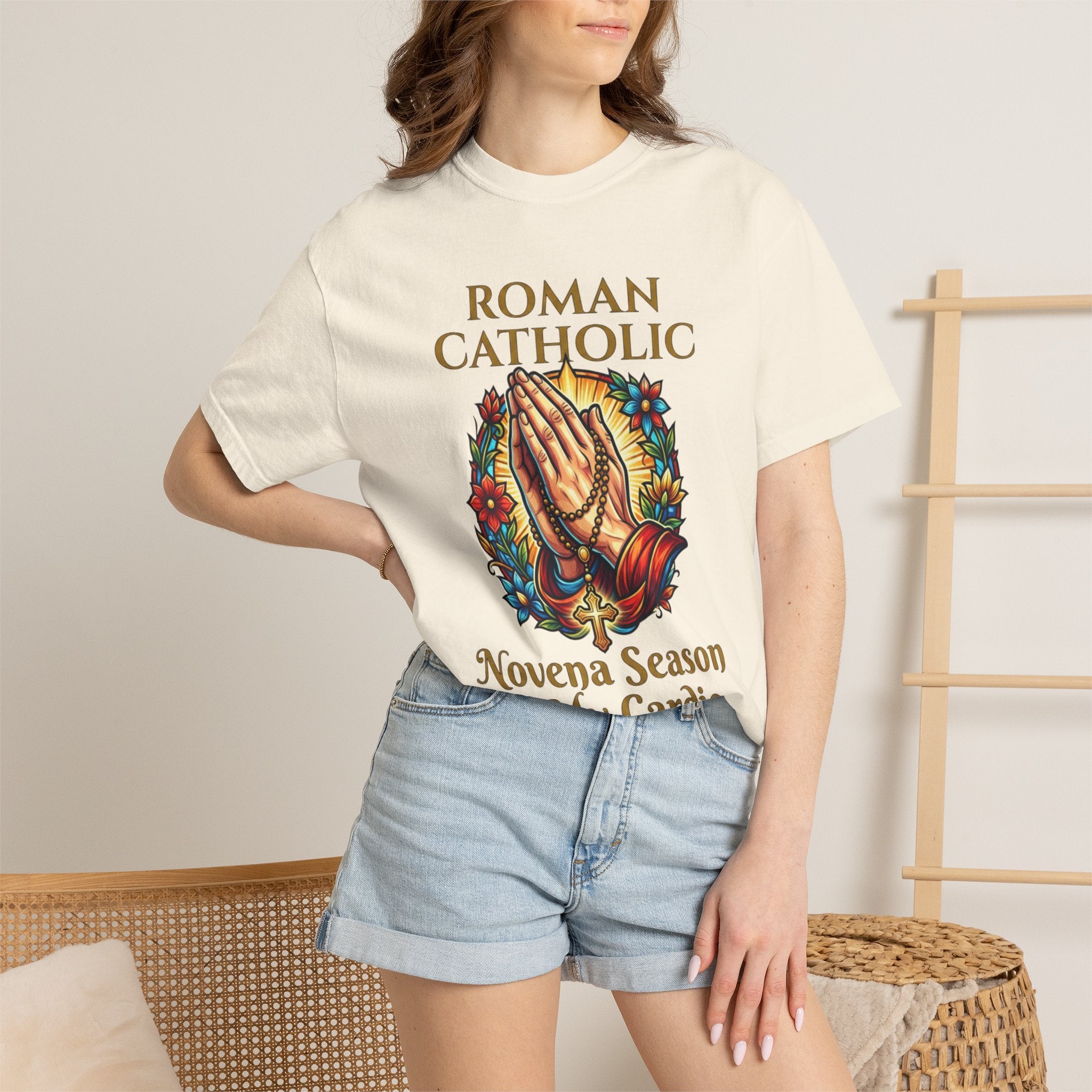 ROMAN CATHOLIC T-Shirt: Novena Season Is My Cardio