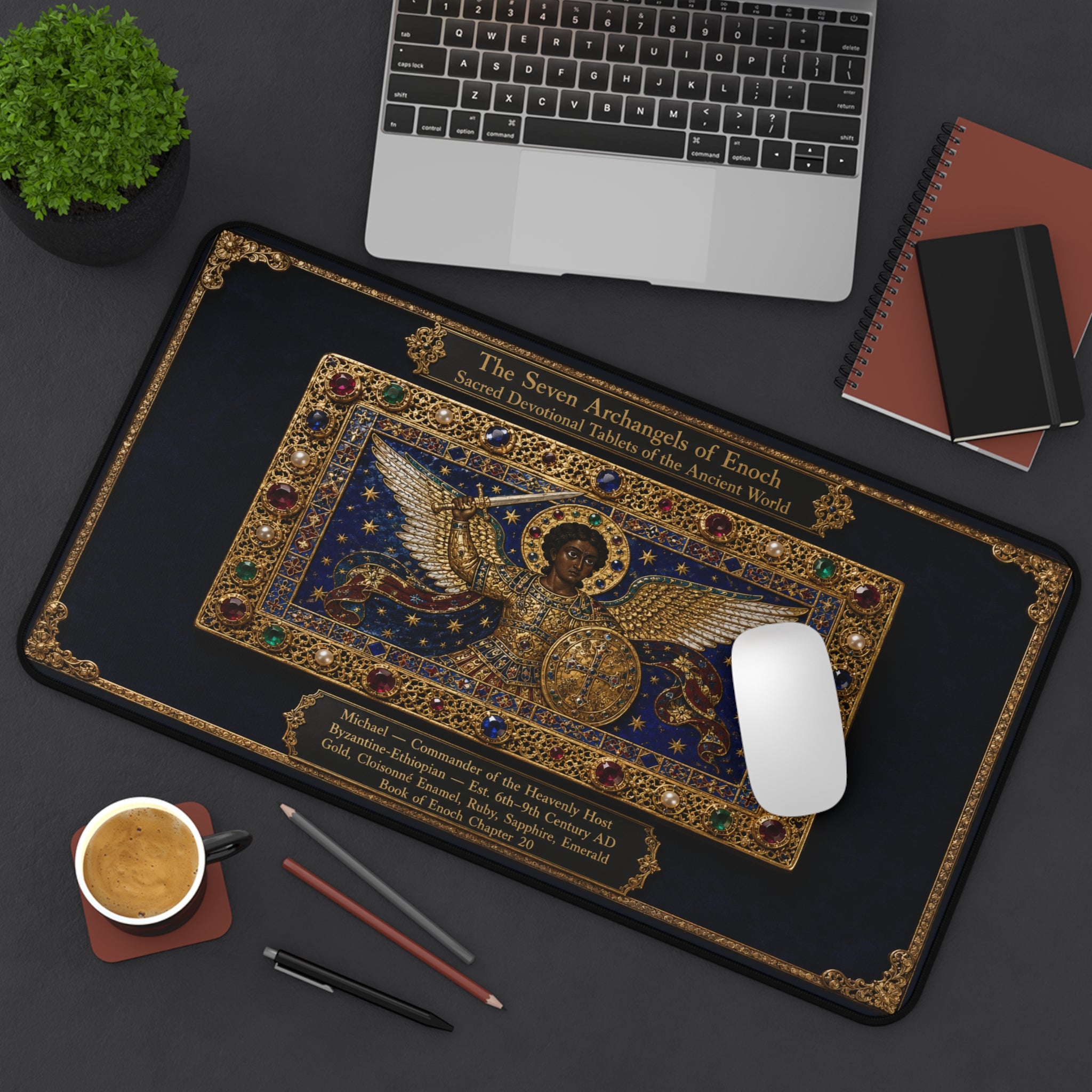 Archangel Michael Desk Mat