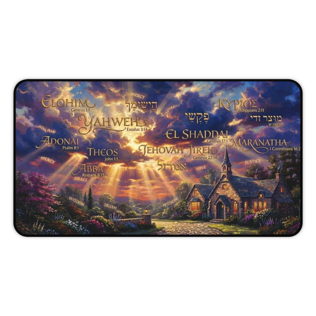 Names of God Desk Mat