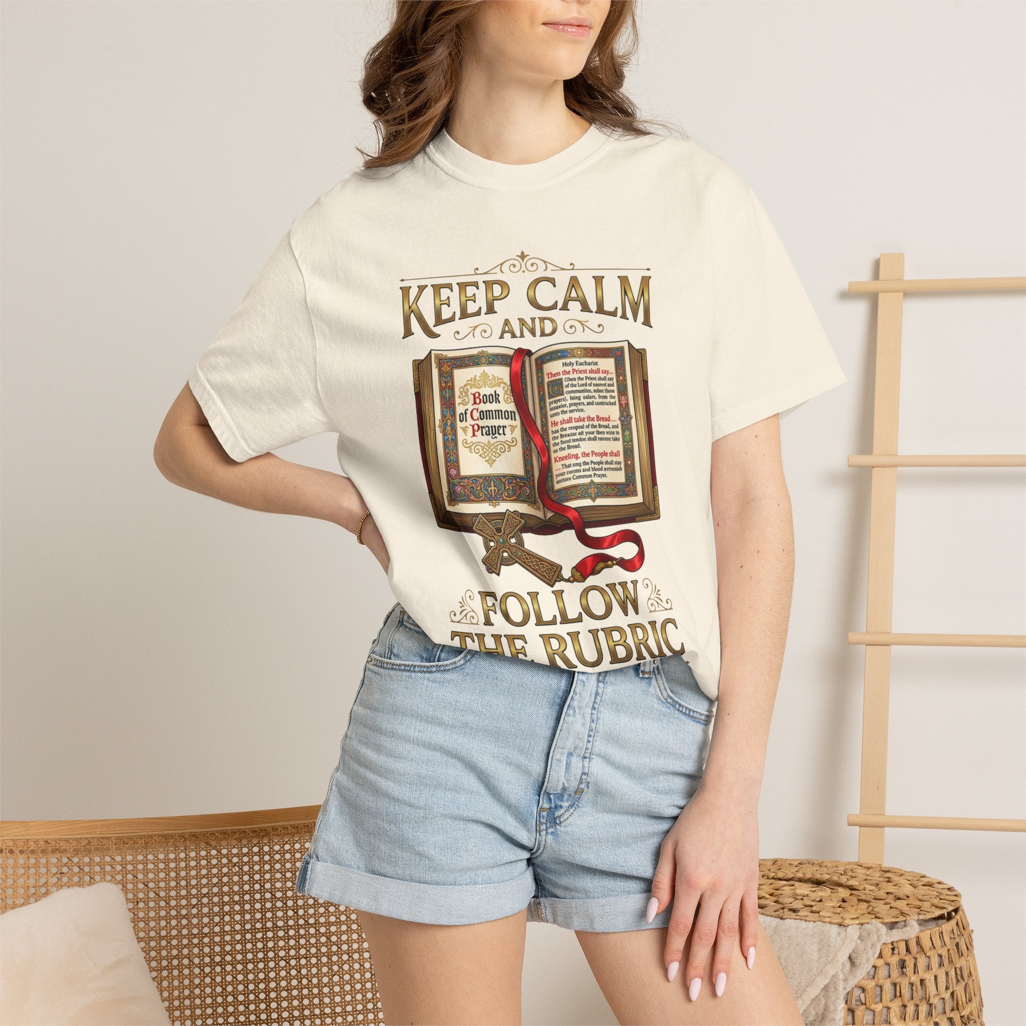 ANGLICAN EPISCOPAL T-Shirt: Keep Calm and Follow the Rubric