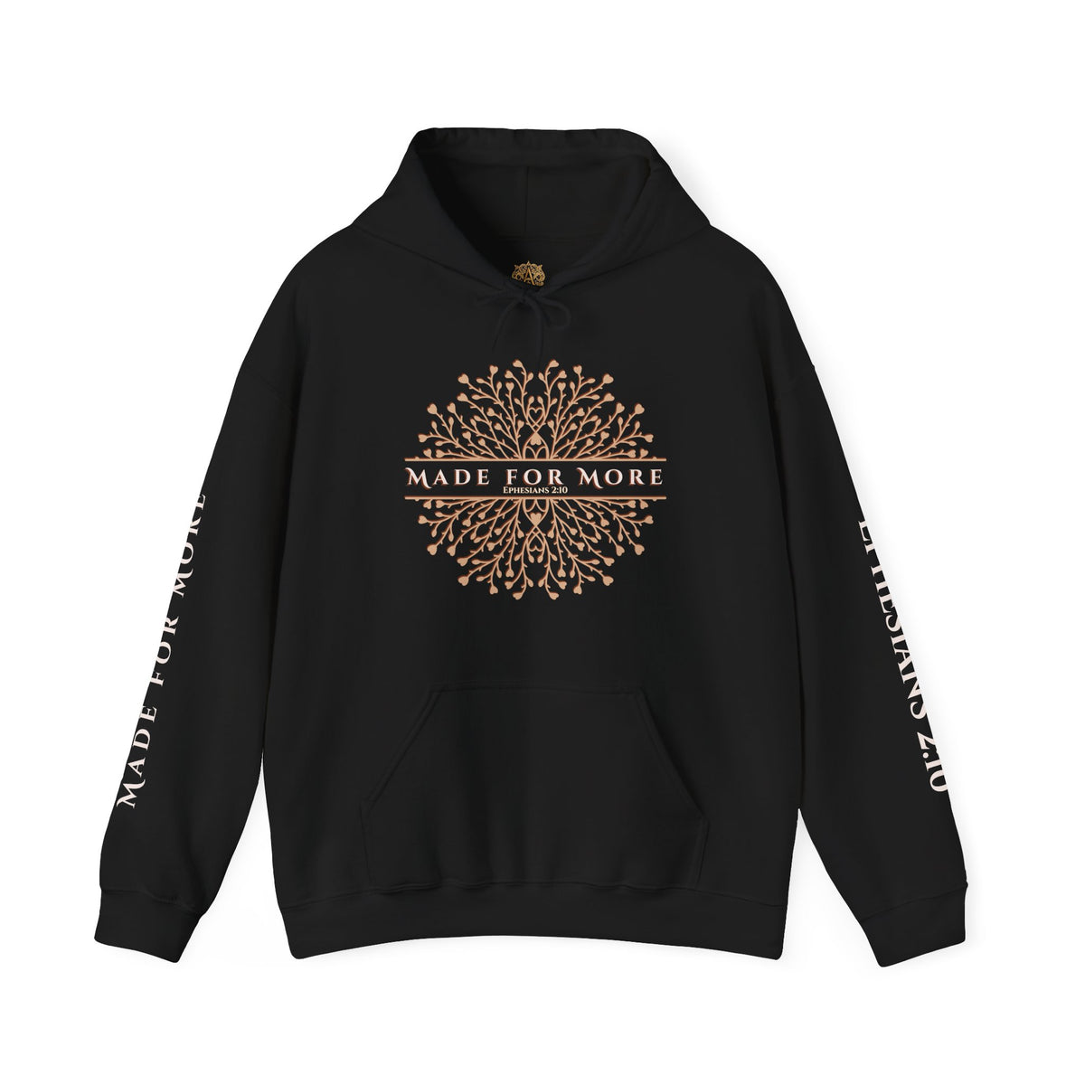 MADE for MORE HOODIE, Christianity Sweatshirt, Ephesians 2:10 Bible Verse Hoodie, Front and Back Design, Christian Gift, Faith Sweatshirt