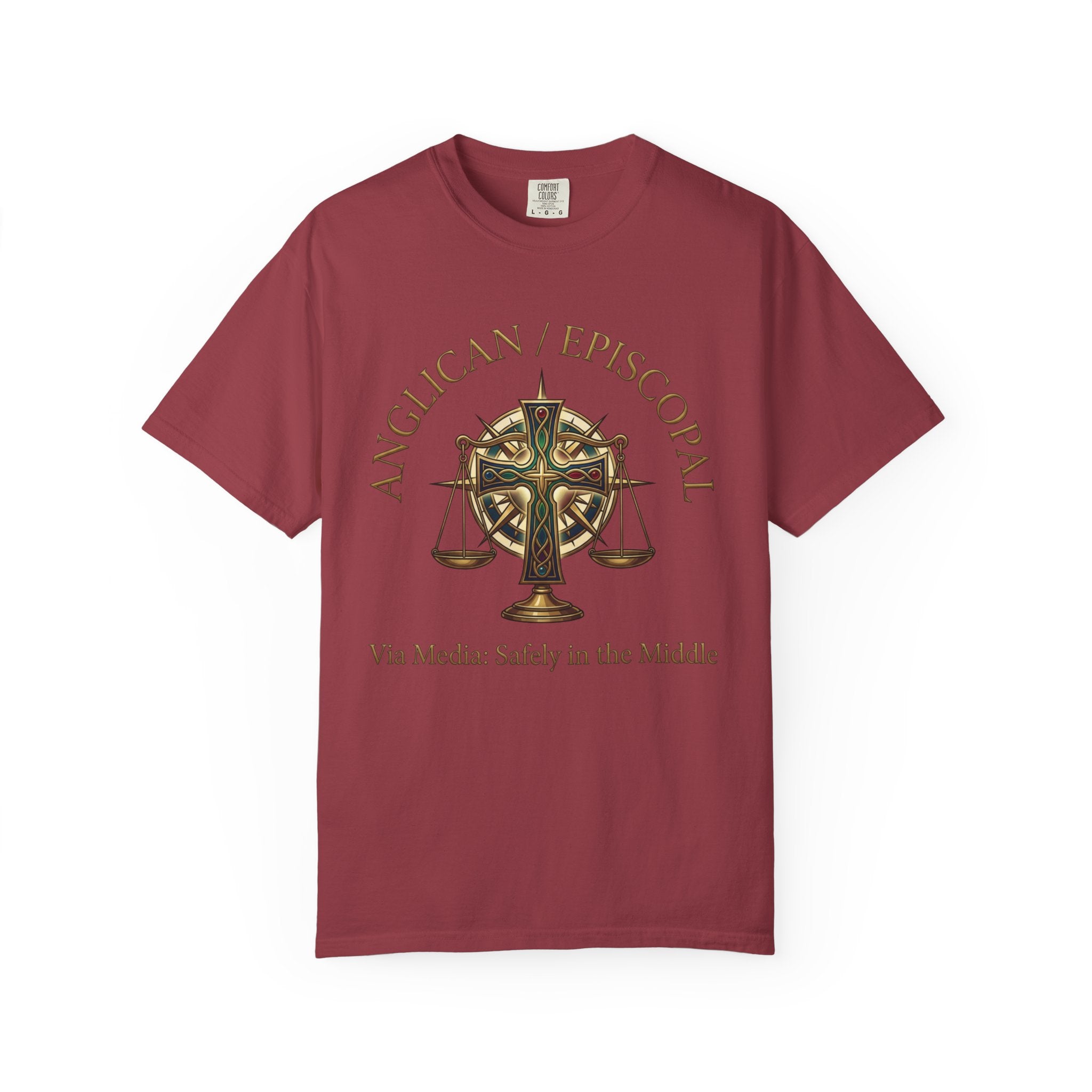 ANGLICAN EPISCOPAL T-Shirt: Via Media Safely in the Middle