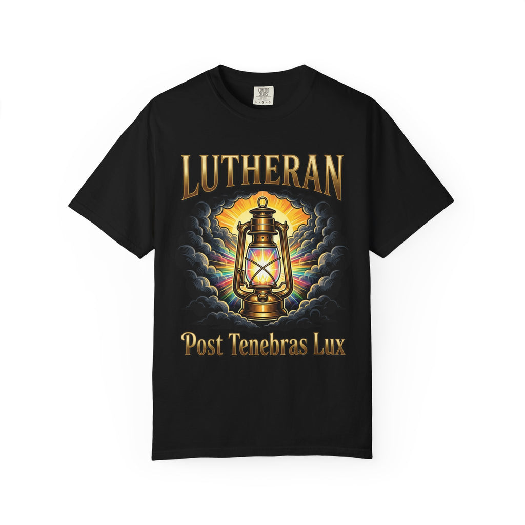 LUTHERAN T-Shirt: Post Tenebras Lux