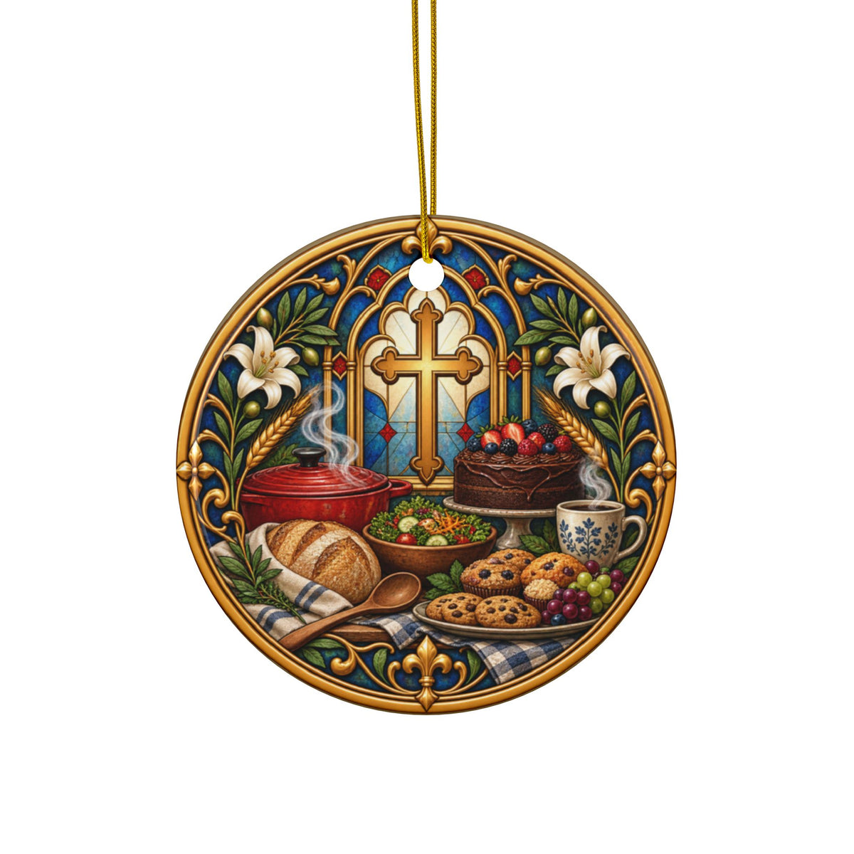 Personalized Culinary Ministry Appreciation Ornament | Years of Service Church Volunteer Gift