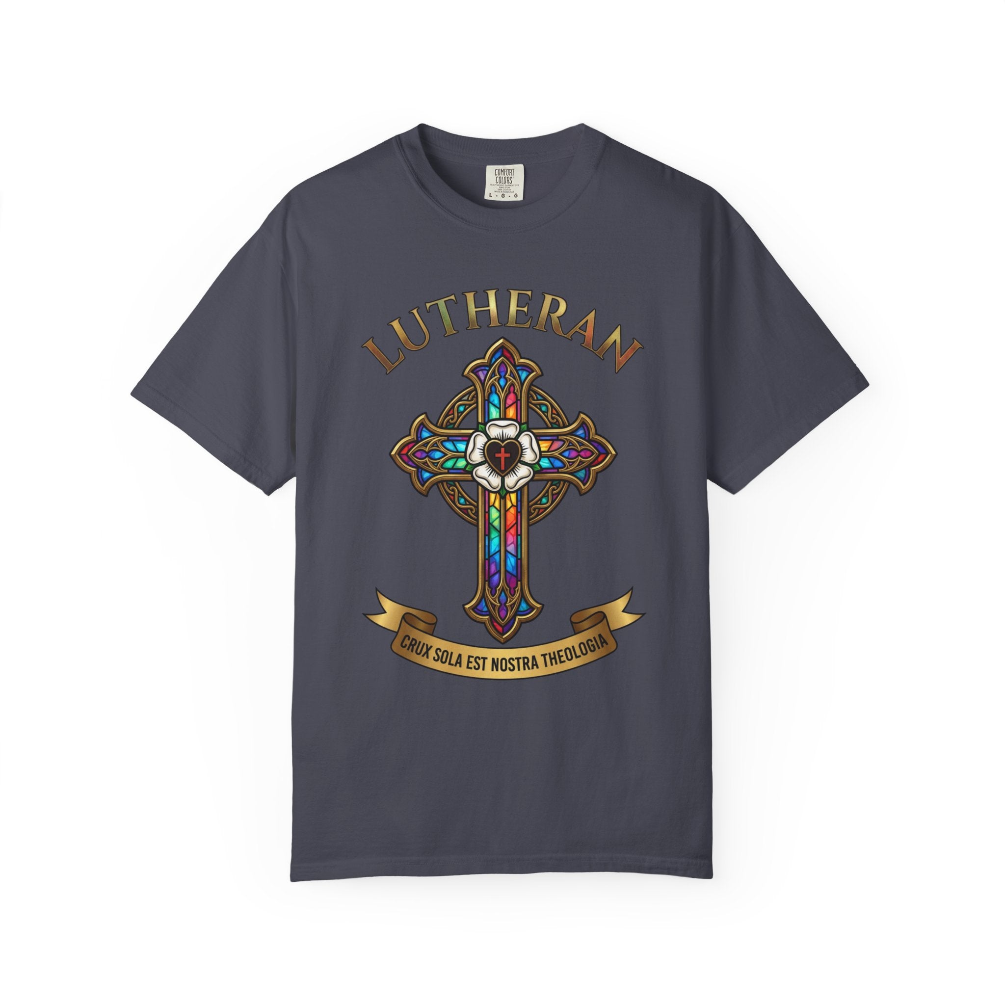 LUTHERAN T-Shirt: Crux Sola Est Nostra Theologia