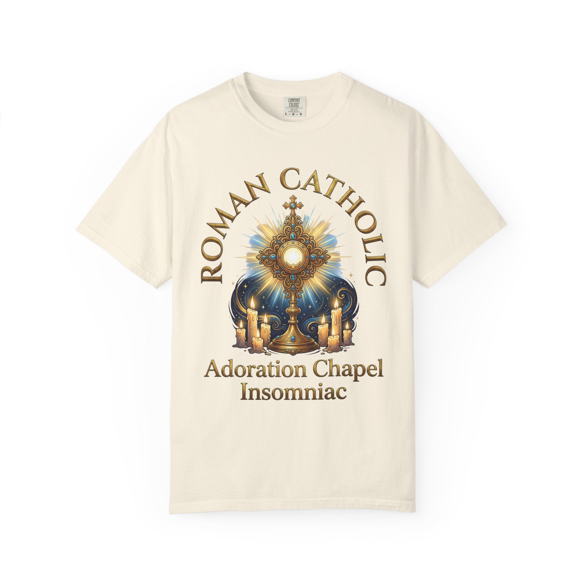 ROMAN CATHOLIC T-Shirt: Adoration Chapel Insomniac