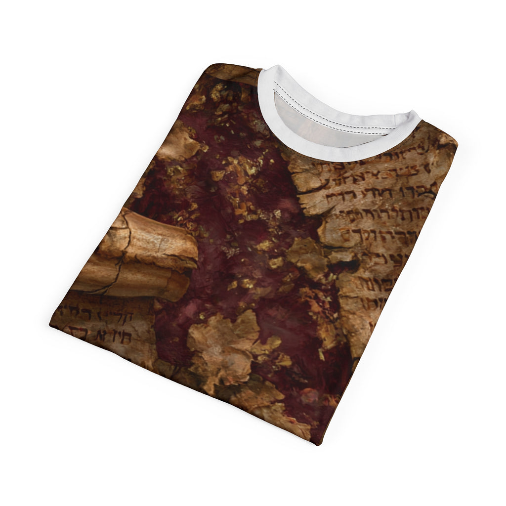 Burgundy Oxblood Dead Sea Scrolls T-Shirt