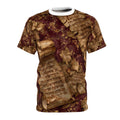 Burgundy Oxblood Dead Sea Scrolls T-Shirt
