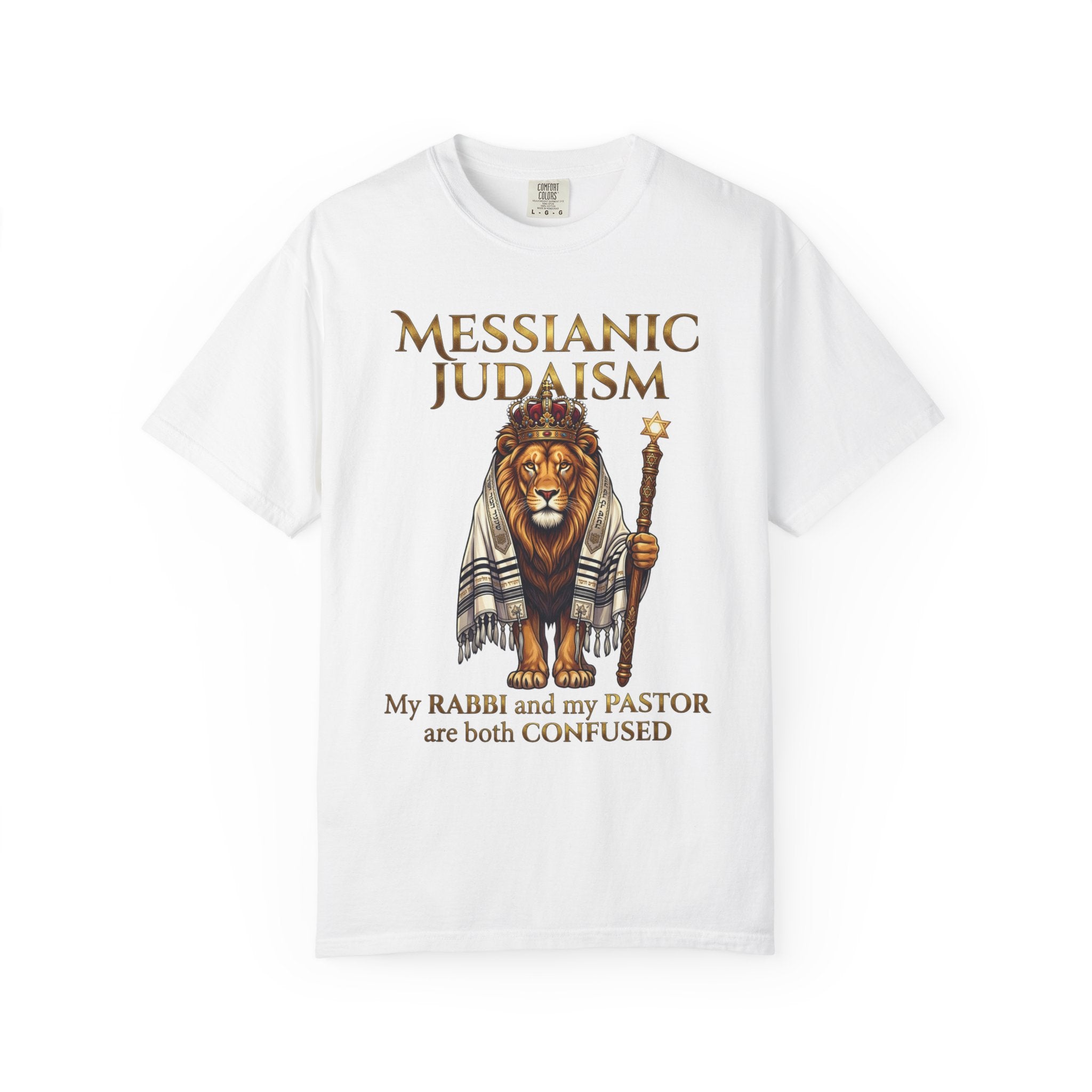 MESSIANIC JUDAISM T-Shirt: Rabbi and Pastor Both Confused