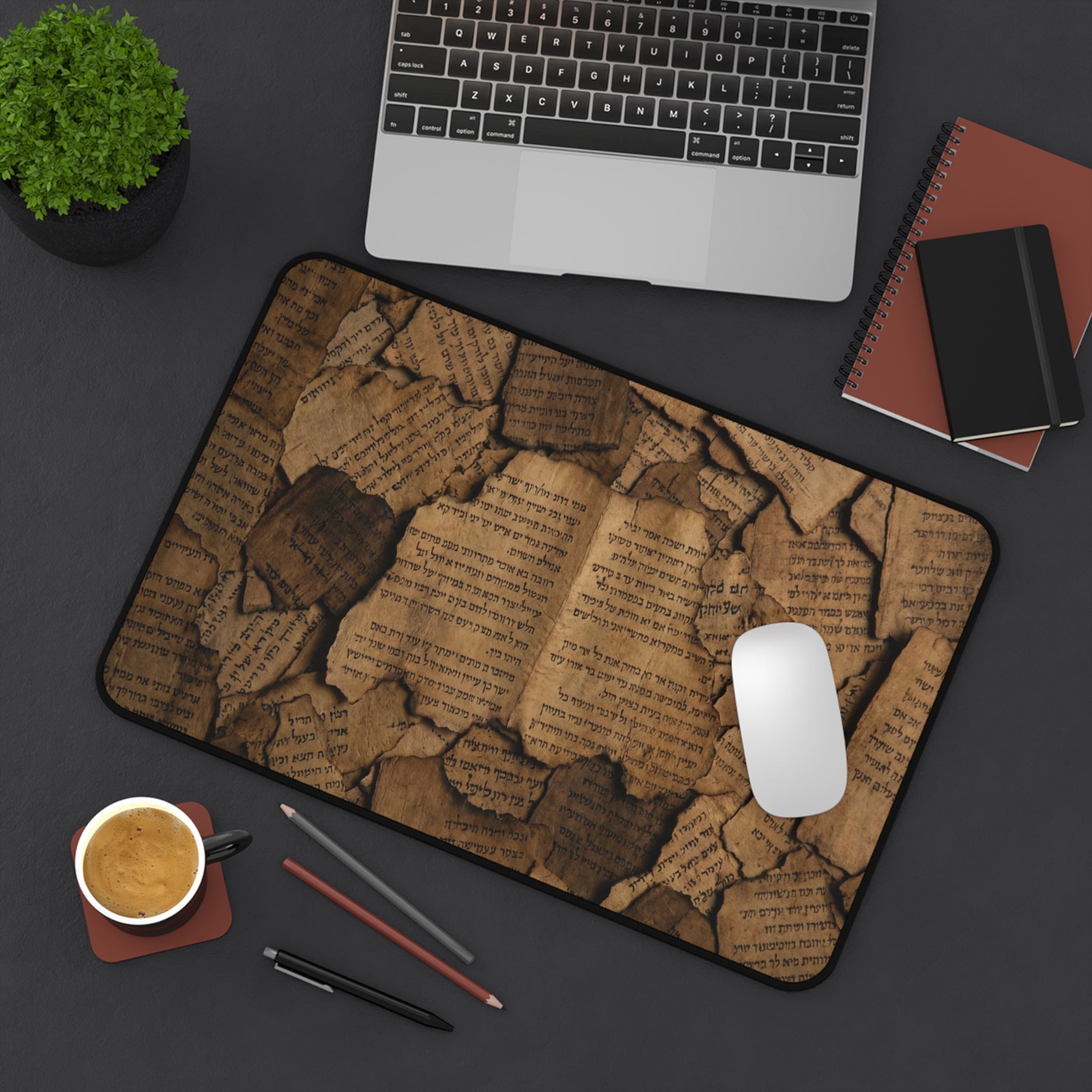 Dead Sea Scrolls Desk Mat