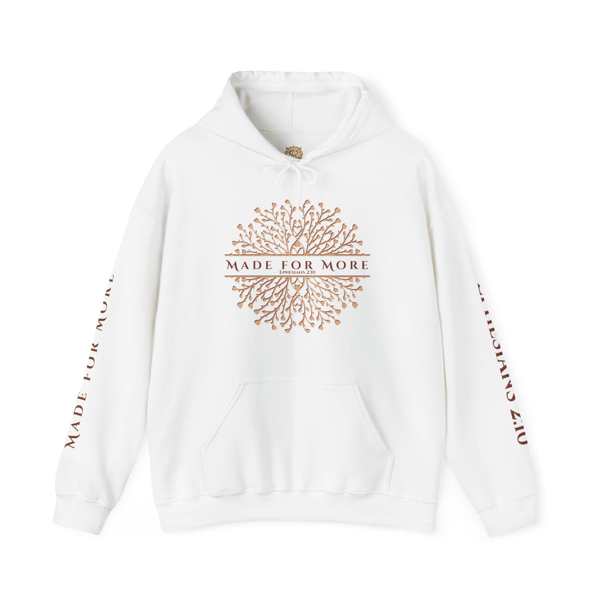 MADE for MORE HOODIE, Christianity Sweatshirt, Ephesians 2:10 Bible Verse Hoodie, Front and Back Design, Christian Gift, Faith Sweatshirt