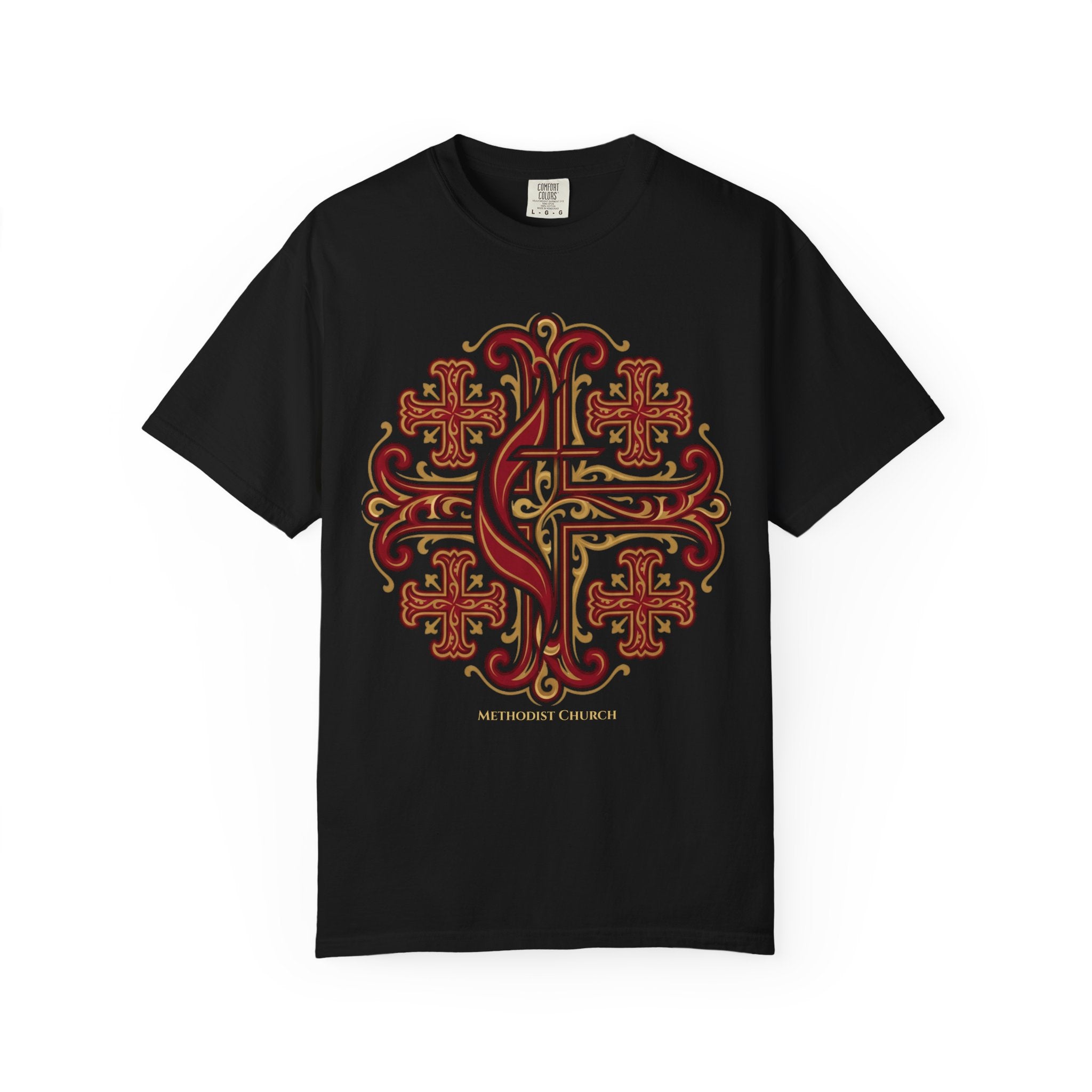 METHODIST T-Shirt: Jerusalem Cross