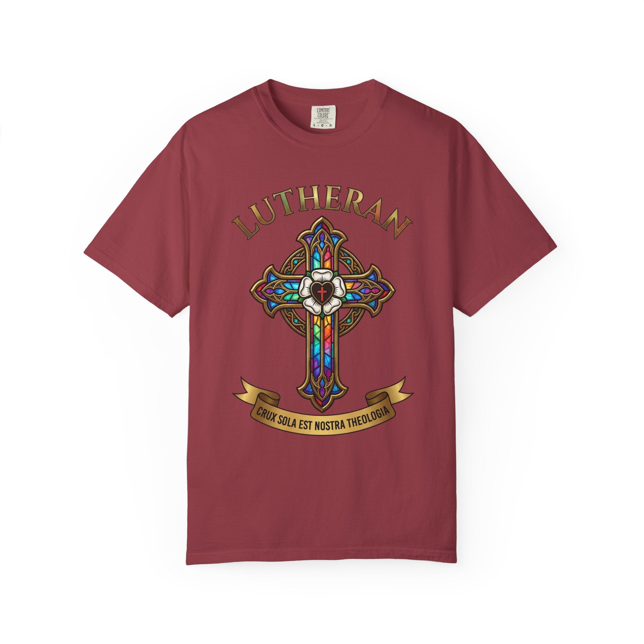 LUTHERAN T-Shirt: Crux Sola Est Nostra Theologia