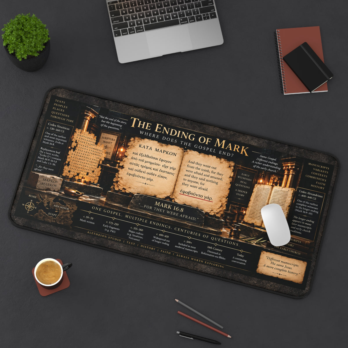 The Ending of Mark Desk Mat