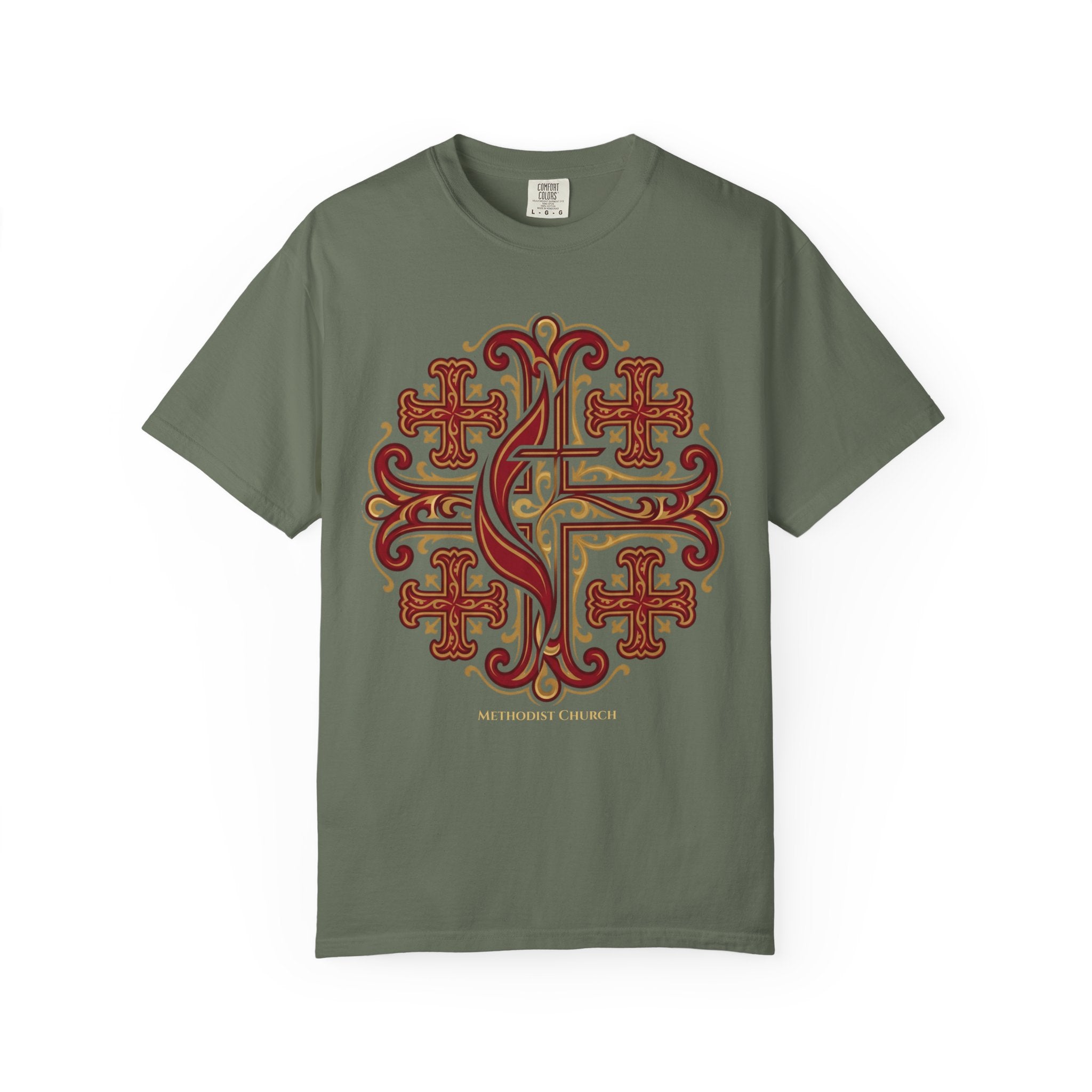 METHODIST T-Shirt: Jerusalem Cross