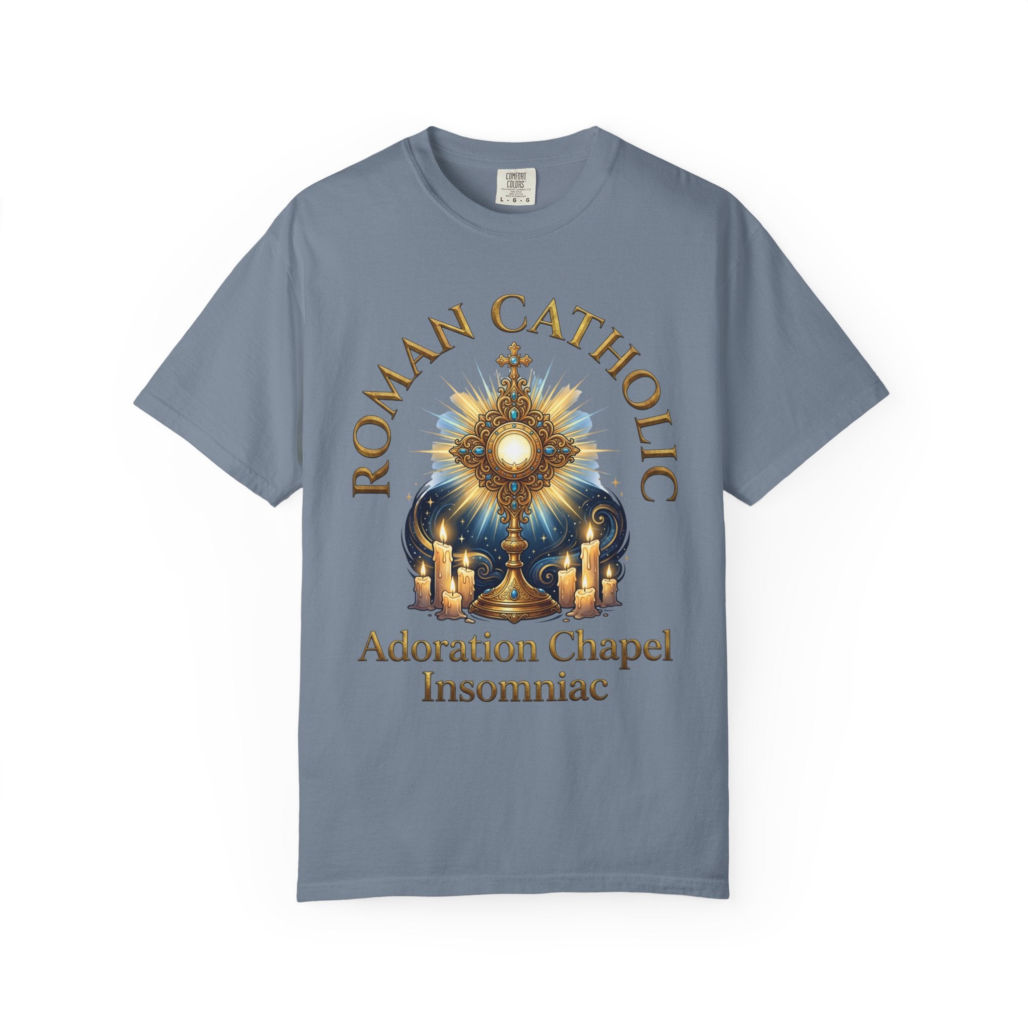 ROMAN CATHOLIC T-Shirt: Adoration Chapel Insomniac