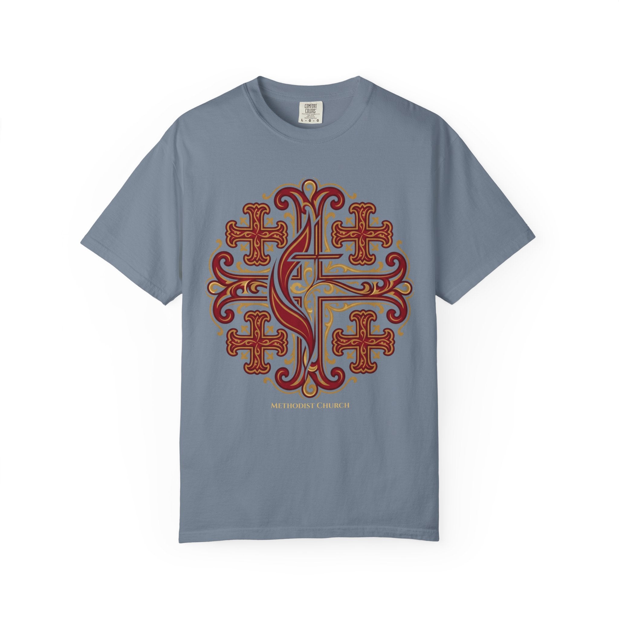 METHODIST T-Shirt: Jerusalem Cross