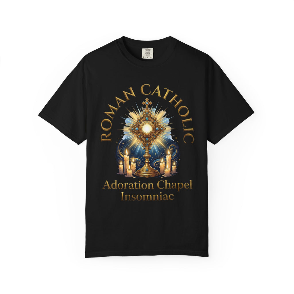 ROMAN CATHOLIC T-Shirt: Adoration Chapel Insomniac