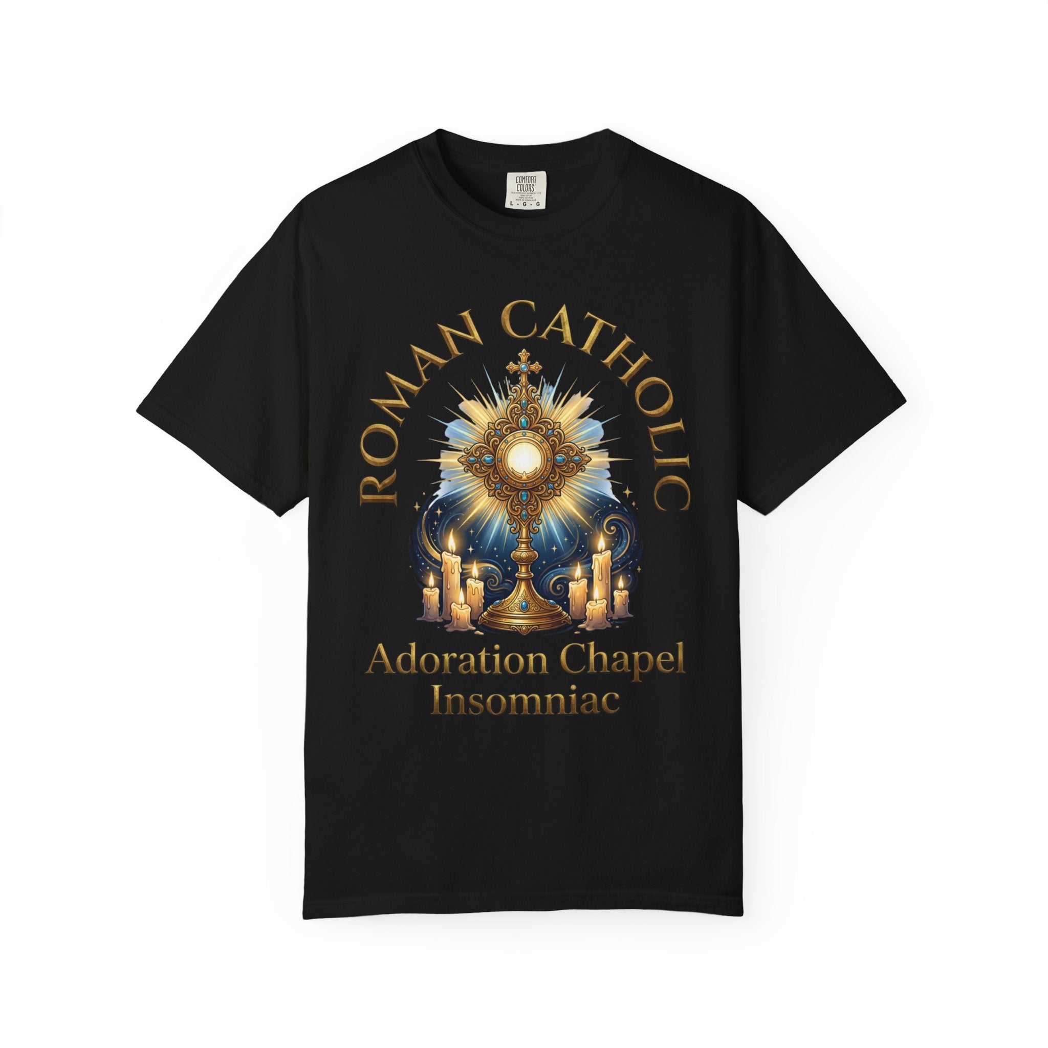 ROMAN CATHOLIC T-Shirt: Adoration Chapel Insomniac