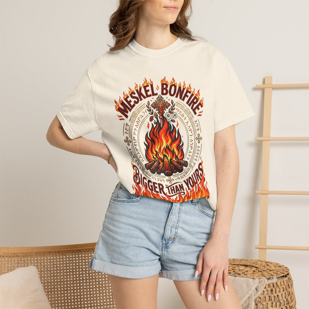 ETHIOPIAN ORTHODOX T-Shirt: Meskel Bonfire Bigger Than Yours