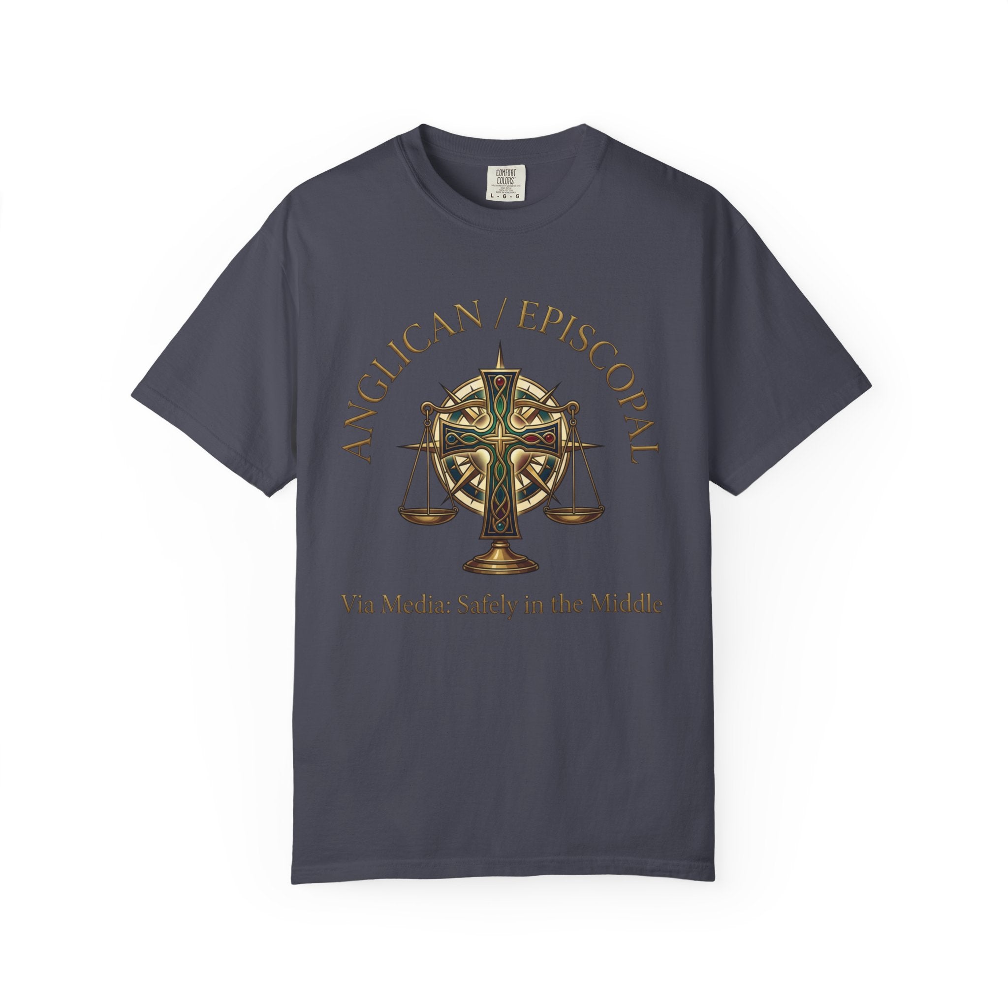 ANGLICAN EPISCOPAL T-Shirt: Via Media Safely in the Middle