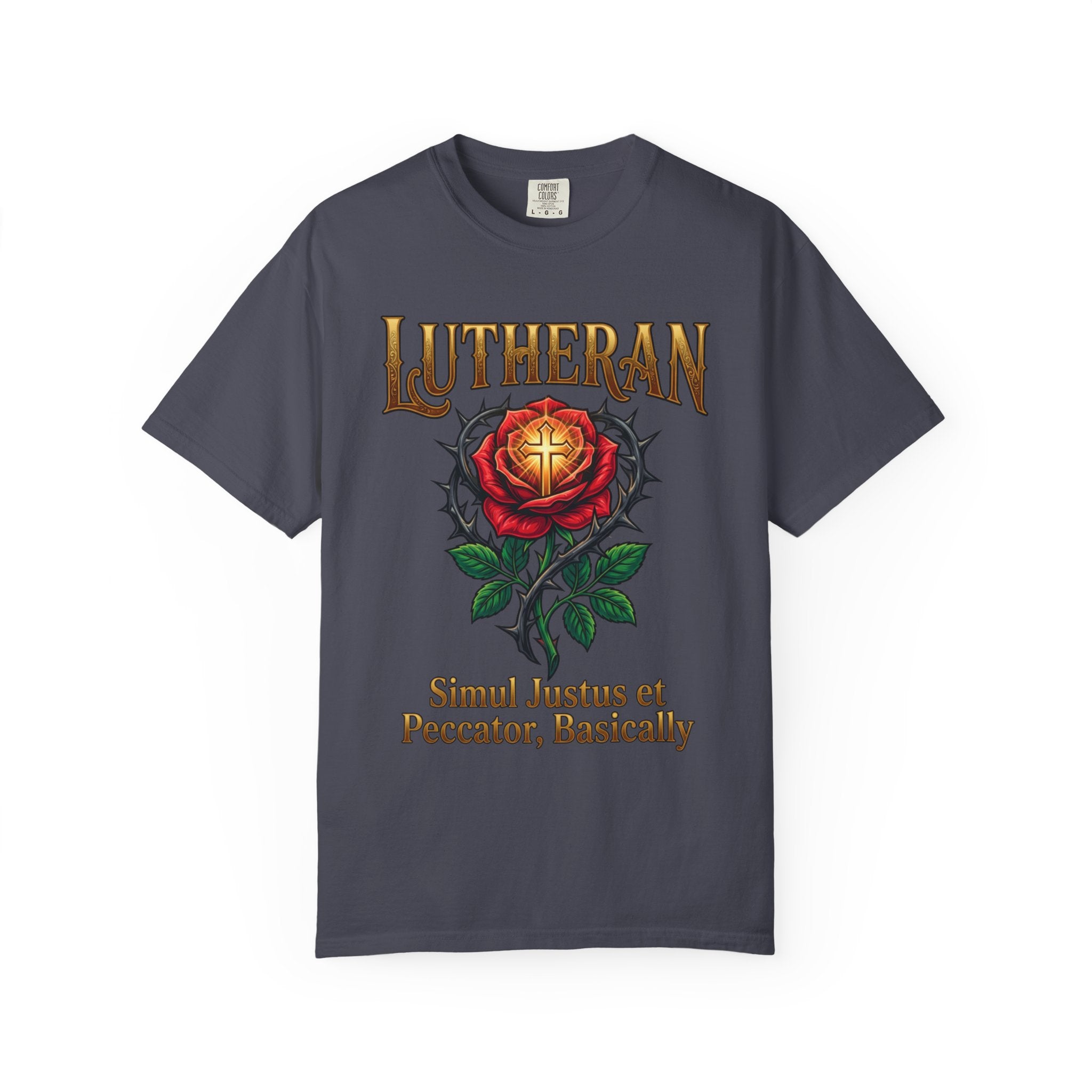 LUTHERAN T-Shirt: Simul Justus Et Peccator Basically