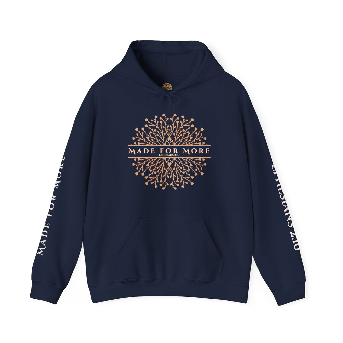 MADE for MORE HOODIE, Christianity Sweatshirt, Ephesians 2:10 Bible Verse Hoodie, Front and Back Design, Christian Gift, Faith Sweatshirt