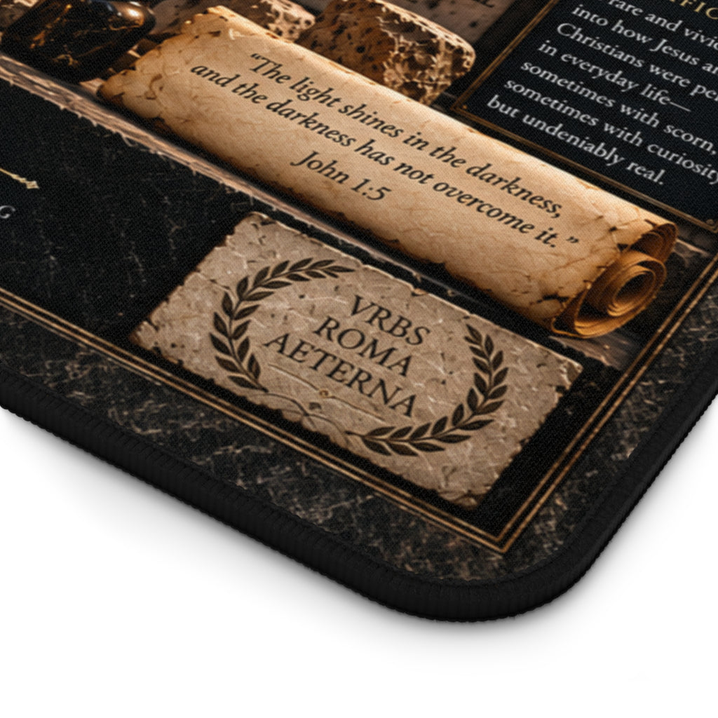 Alexamenos Graffito Desk Mat