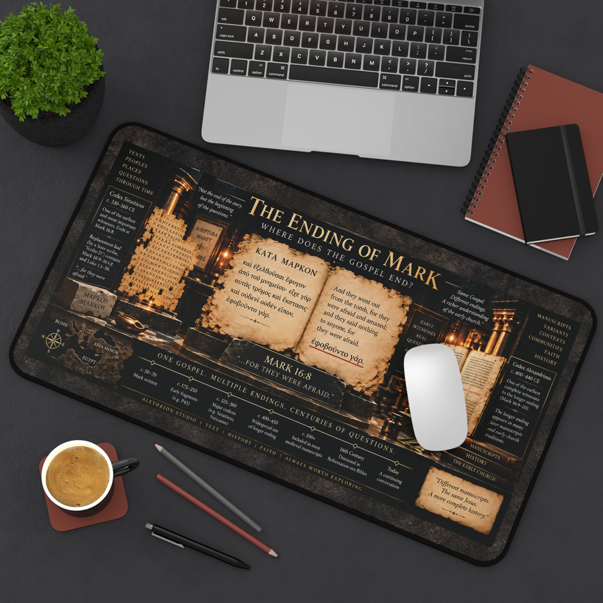 The Ending of Mark Desk Mat