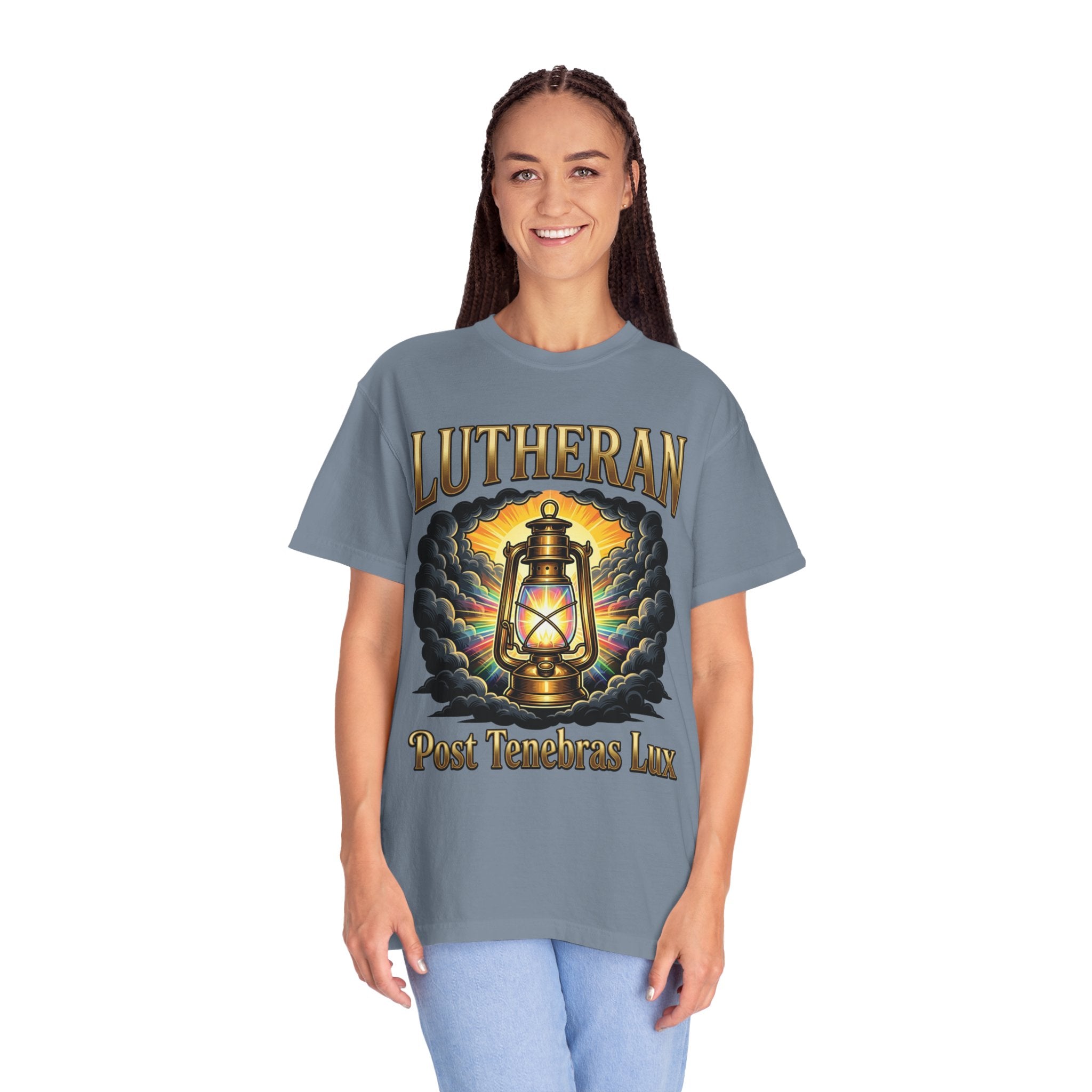 LUTHERAN T-Shirt: Post Tenebras Lux