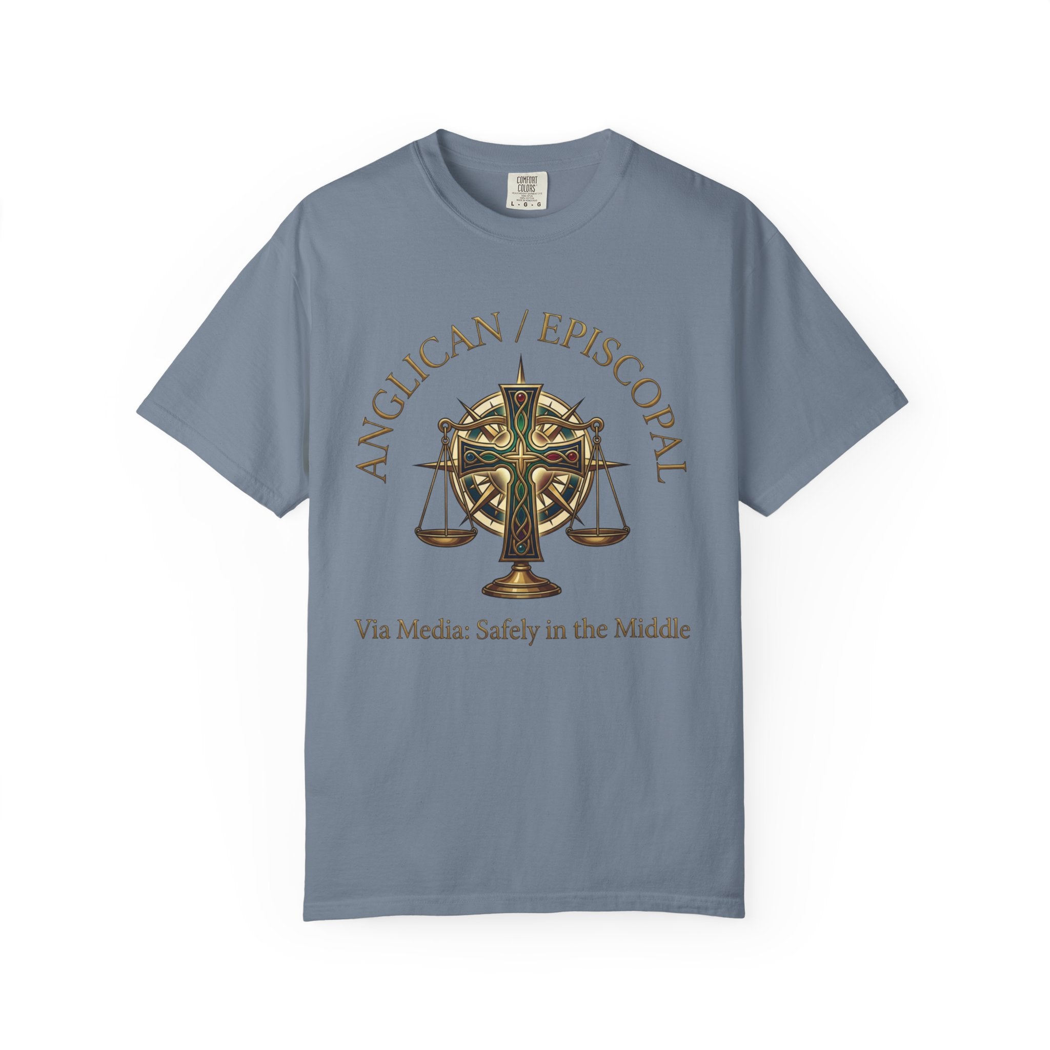 ANGLICAN EPISCOPAL T-Shirt: Via Media Safely in the Middle