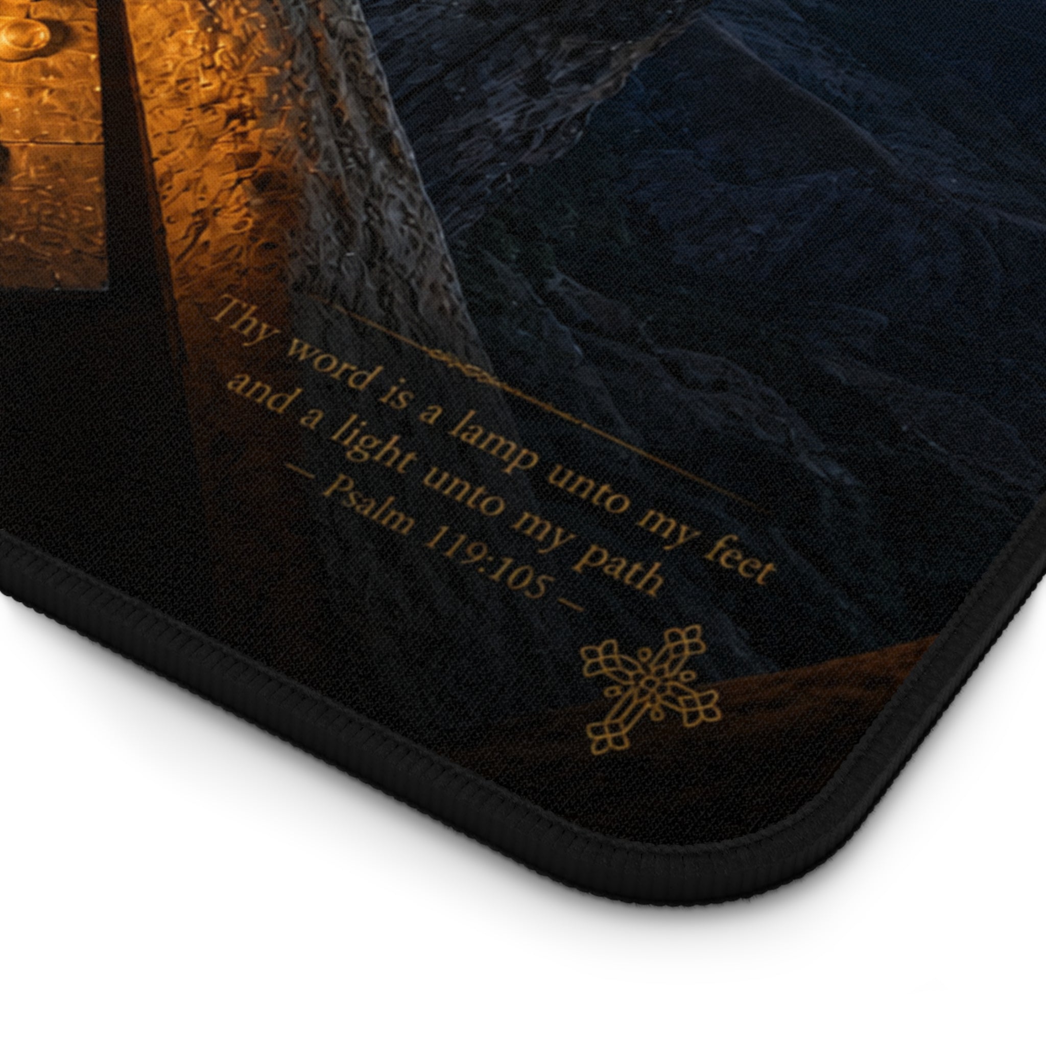 Ancient Ethiopian Monastery Gunda Gunde Desk Mat