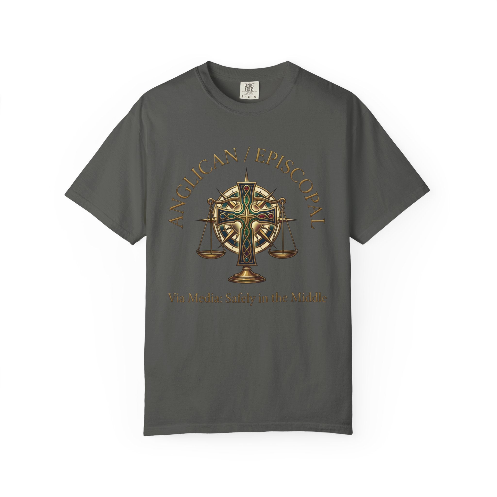 ANGLICAN EPISCOPAL T-Shirt: Via Media Safely in the Middle