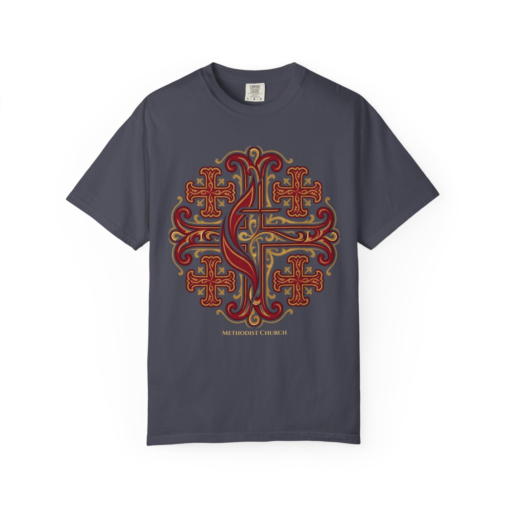 METHODIST T-Shirt: Jerusalem Cross